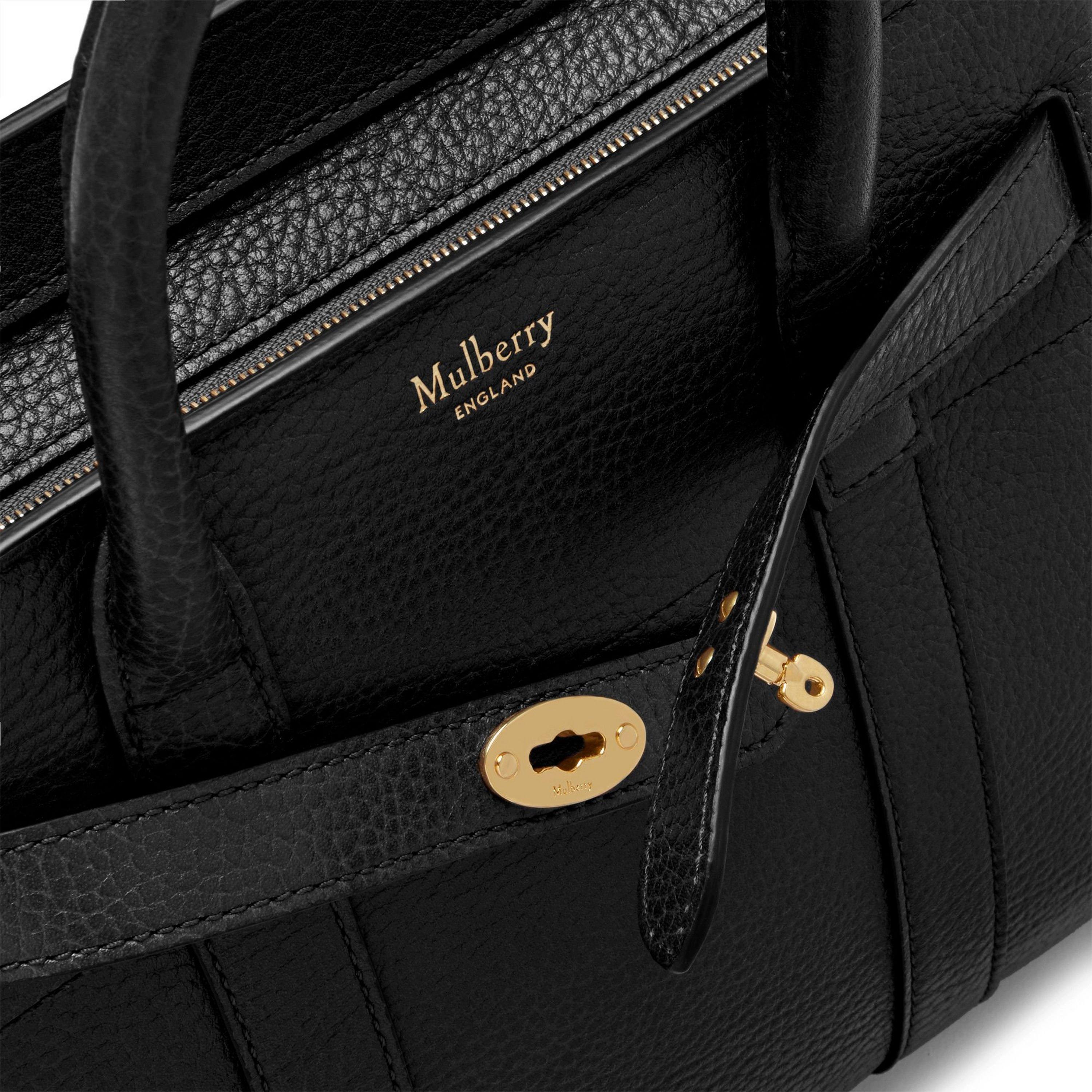 Black* - Mulberry - Mini Zipped Bayswater - 4