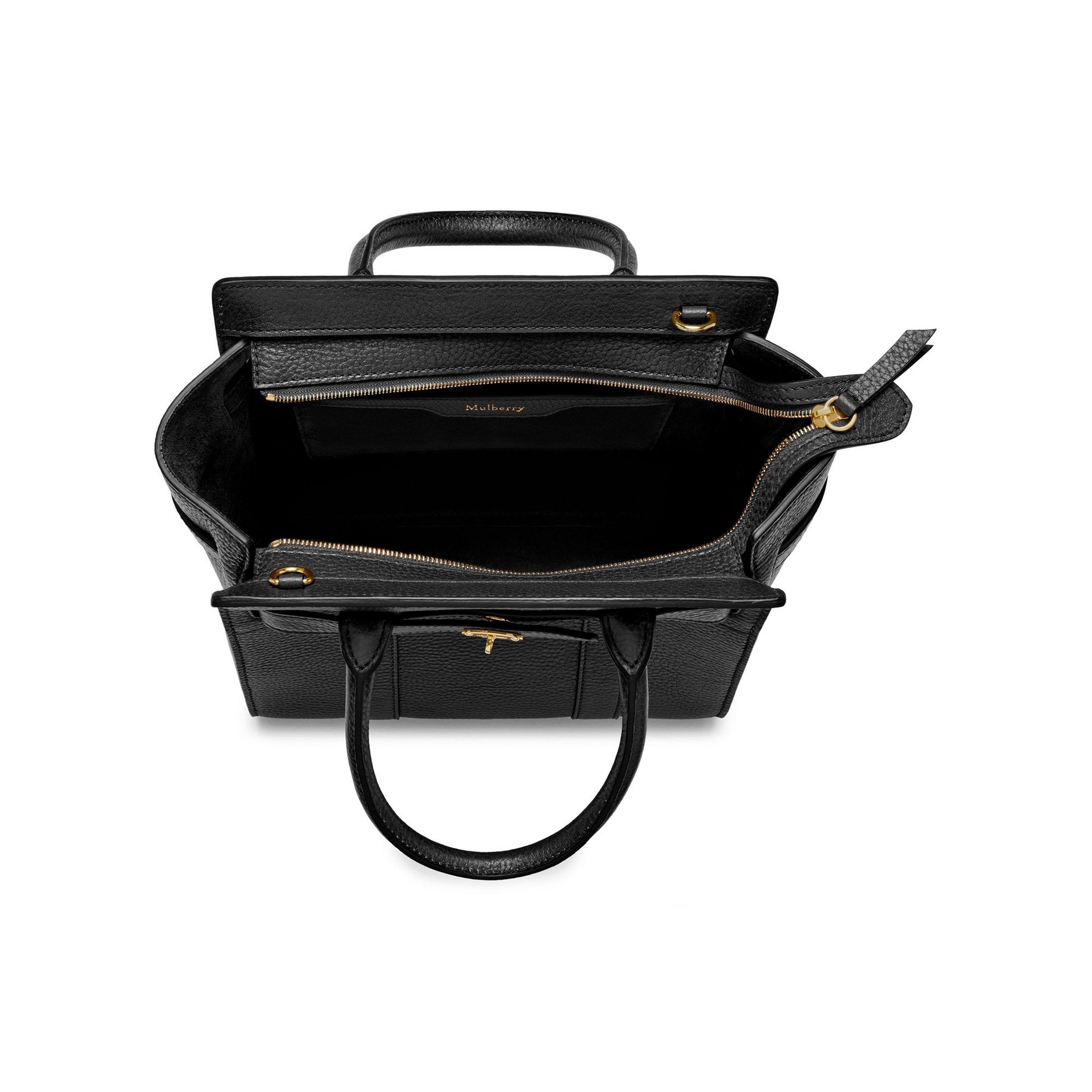 Black* - Mulberry - Mini Zipped Bayswater - 5