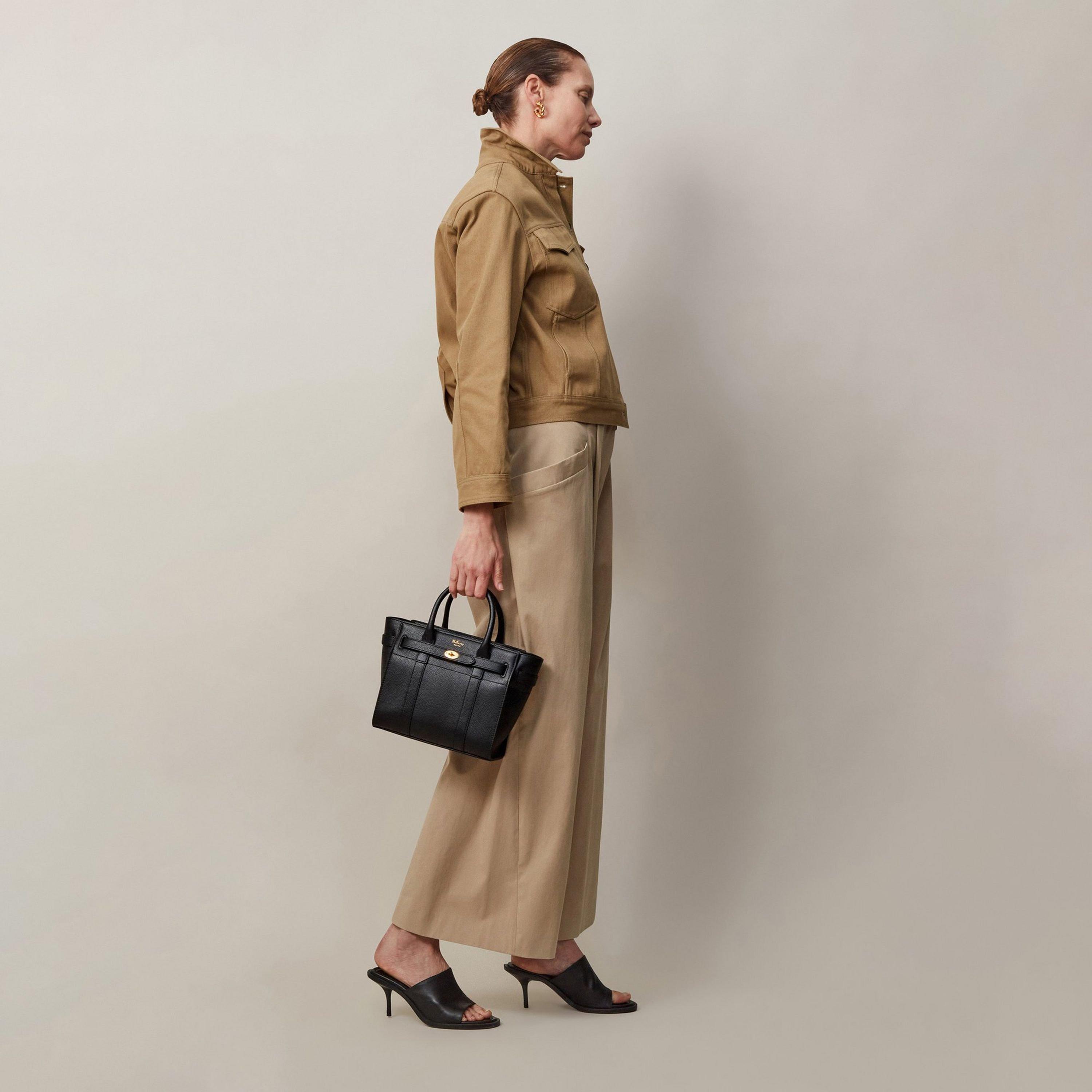 Black* - Mulberry - Mini Zipped Bayswater - 6