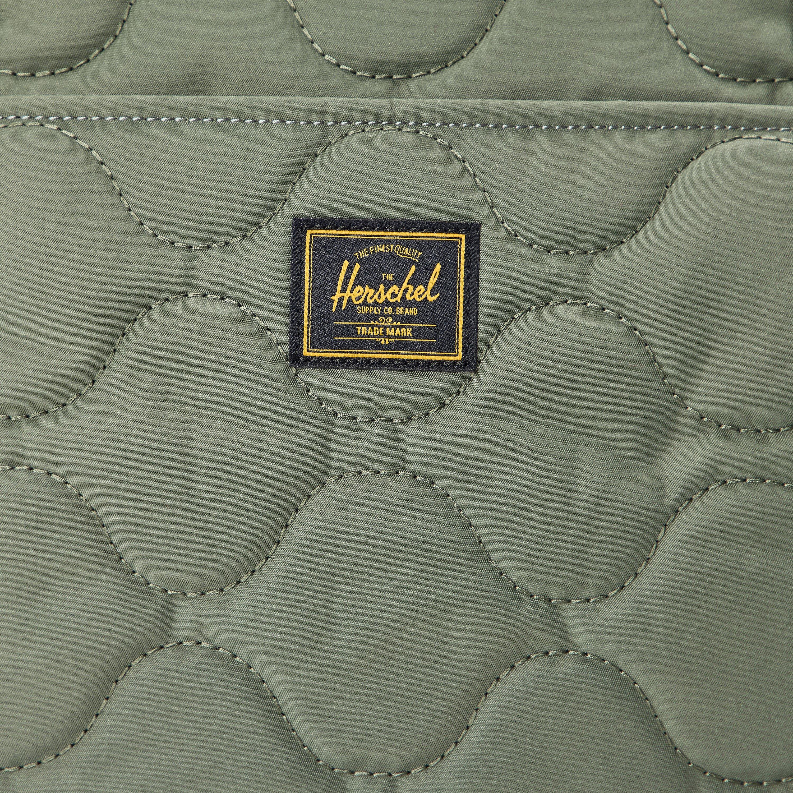 Beetle Green - Herschel Supply Co - Heritage Quilted Capsule Tote Bag - 4