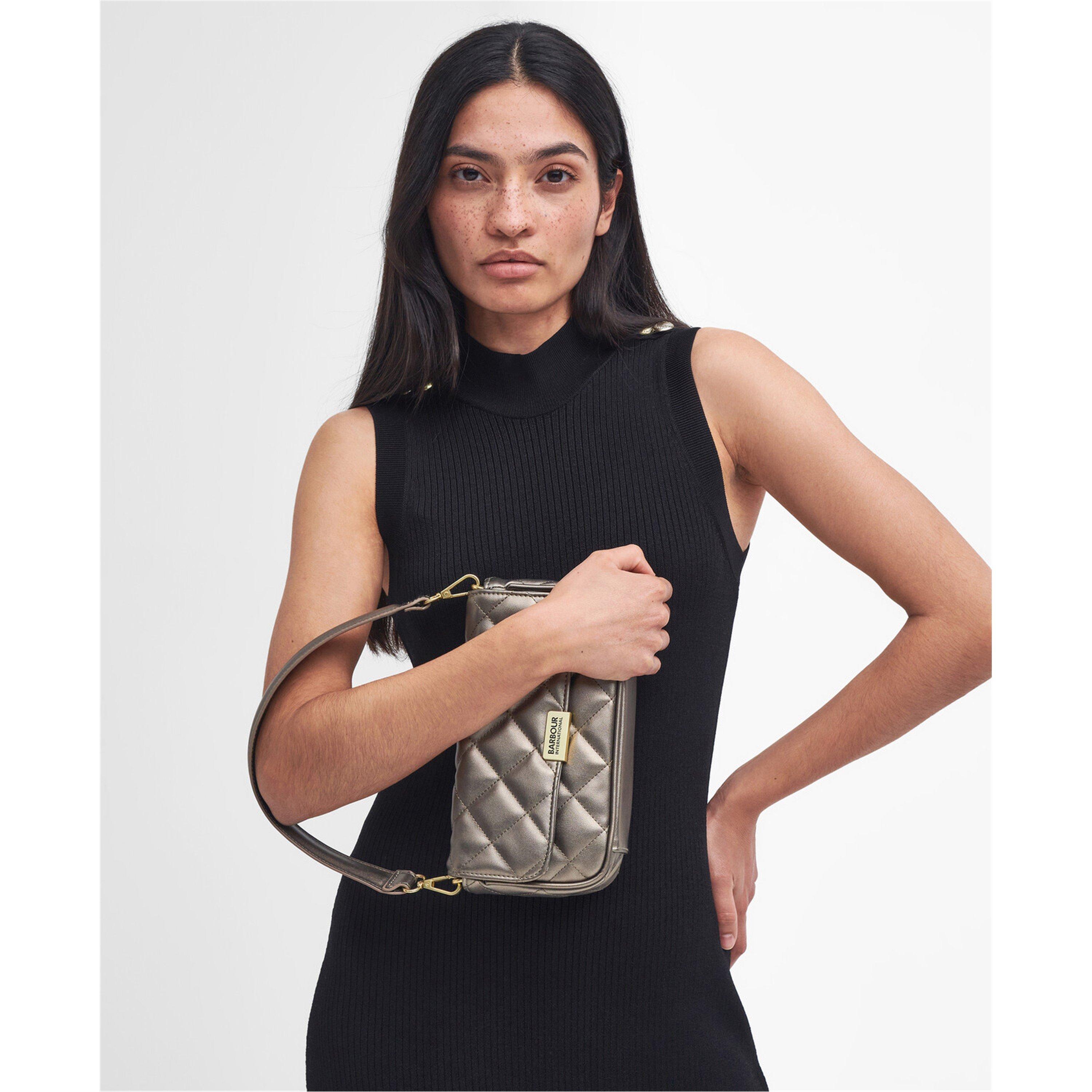 Gunmetal - Barbour International - Soho Mini Quilted Crossbody Bag - 2