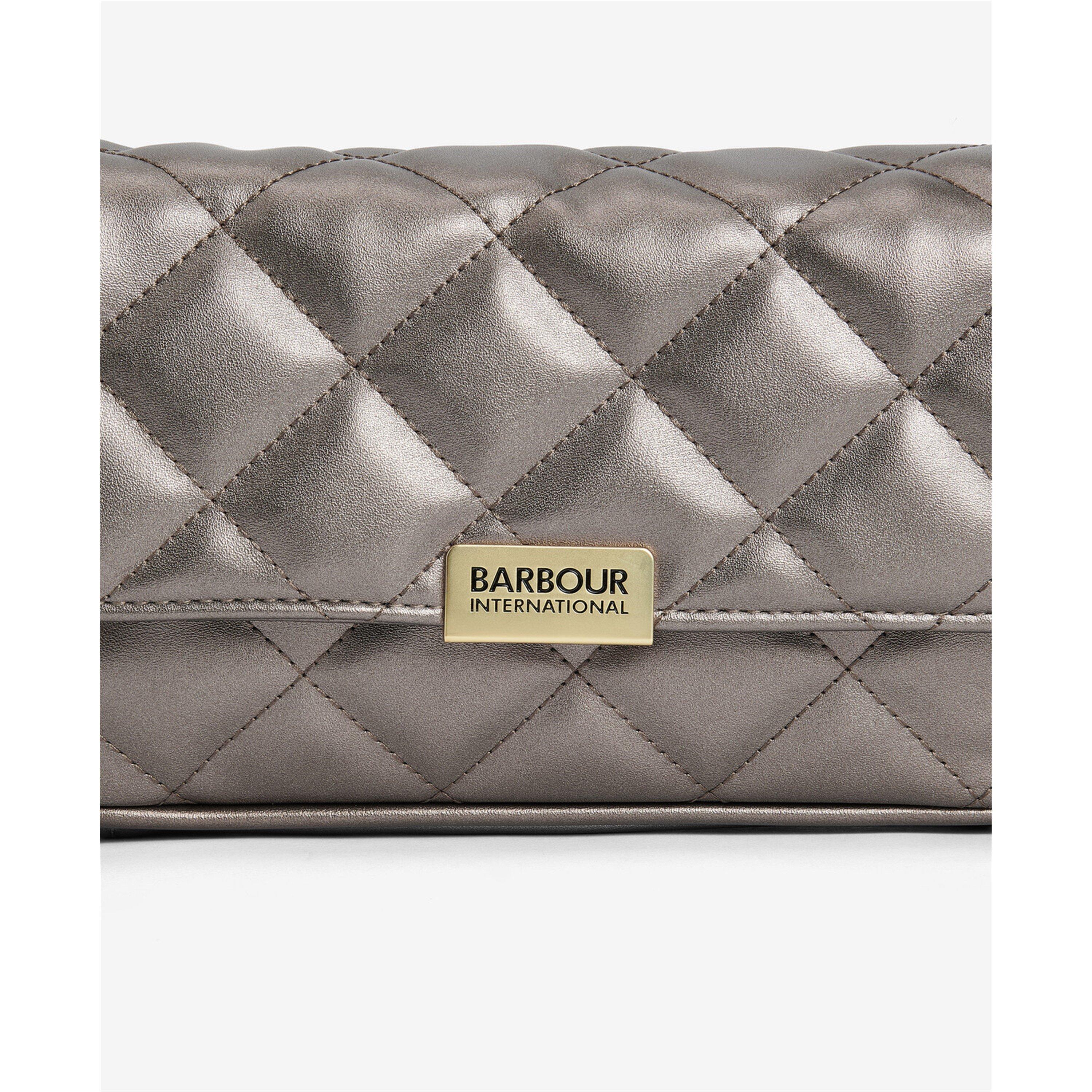 Gunmetal - Barbour International - Soho Mini Quilted Crossbody Bag - 4