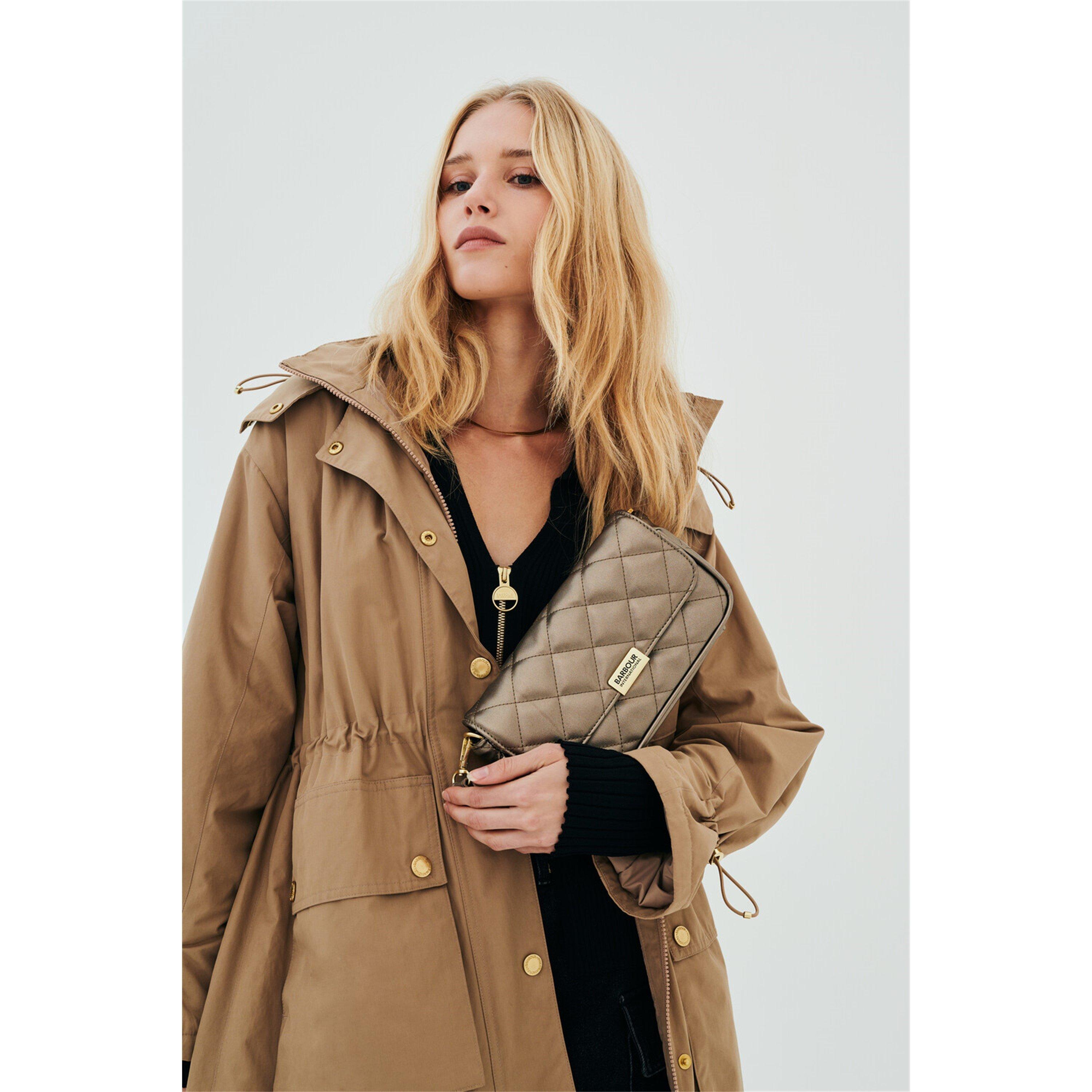 Gunmetal - Barbour International - Soho Mini Quilted Crossbody Bag - 9