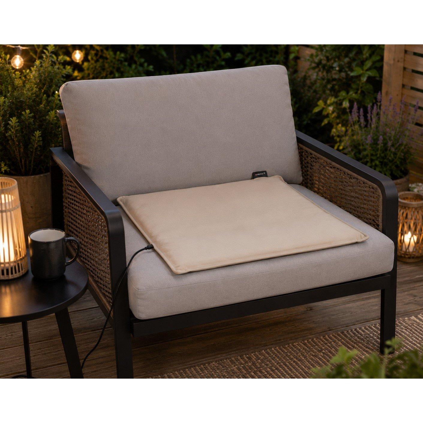 Meerkleurig - Alpina - ALPINA Heating Cushion Outdoor Beige 45x45cm - 3