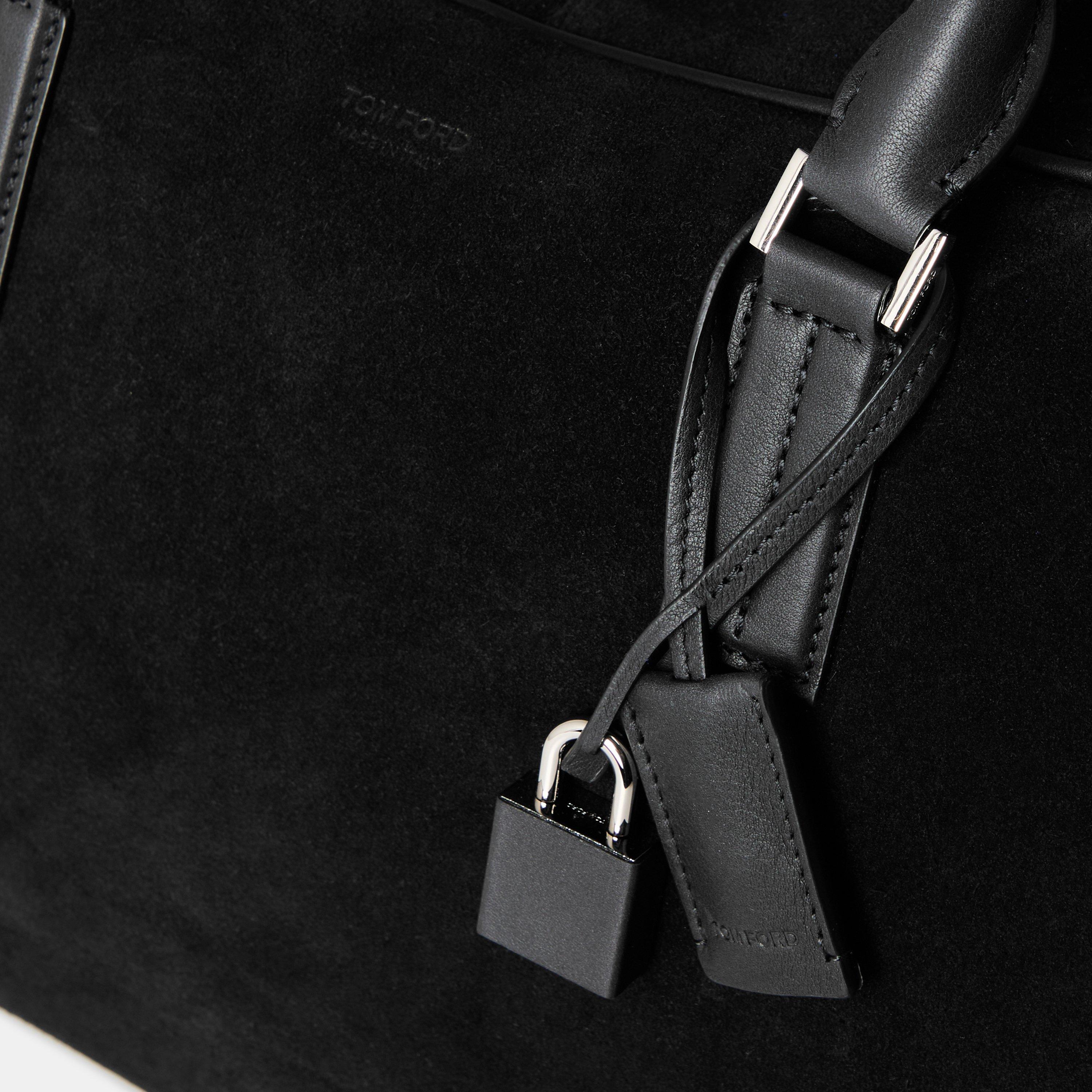 Black - Tom Ford - Men's Bowling Holdall - 4