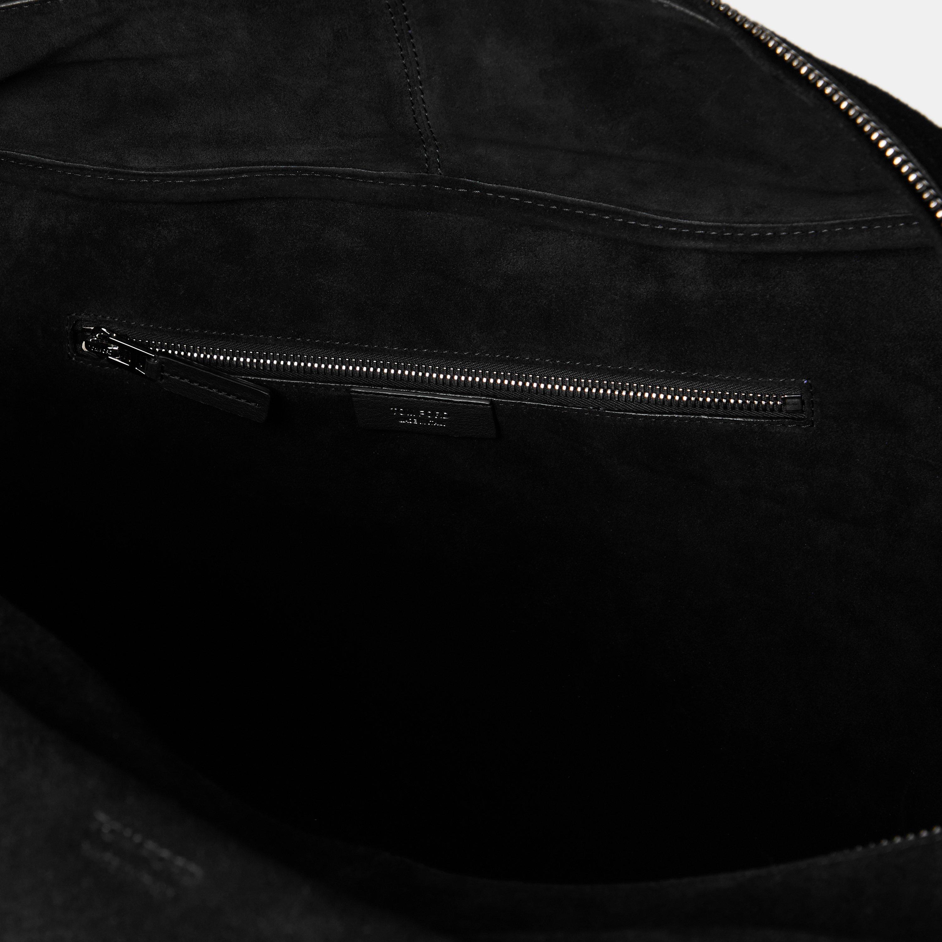 Black - Tom Ford - Men's Bowling Holdall - 5