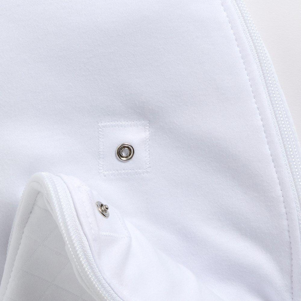 White - Purflo - 2.5 Tog Swaddle to Sleep Bag - 4