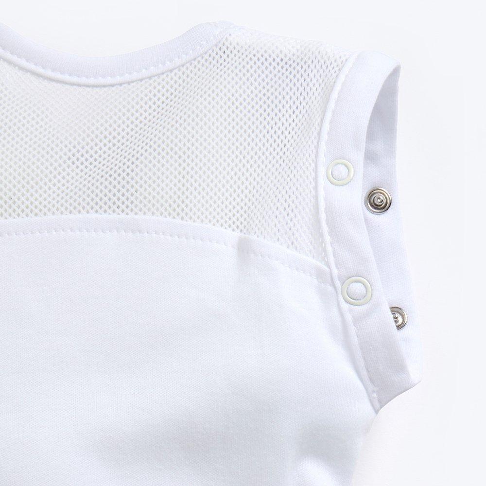 White - Purflo - 2.5 Tog Swaddle to Sleep Bag - 5