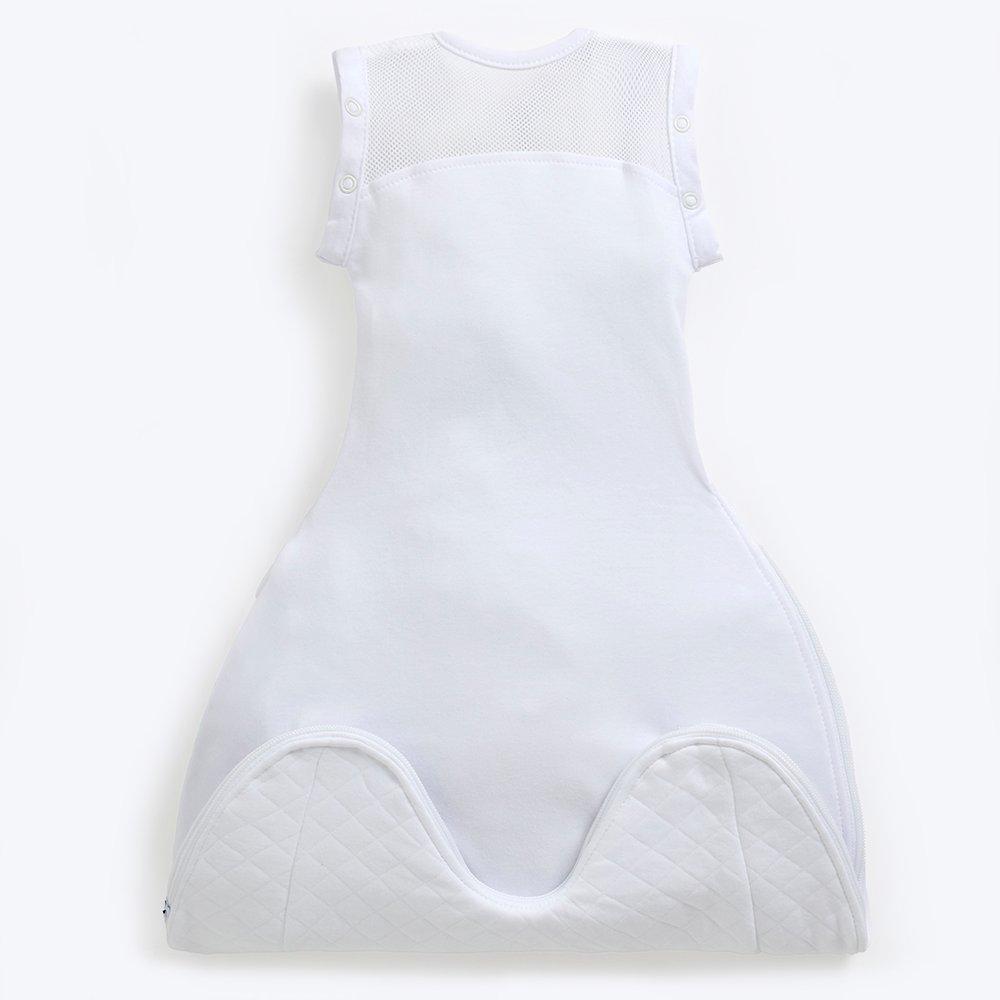 White - Purflo - 2.5 Tog Swaddle to Sleep Bag - 8