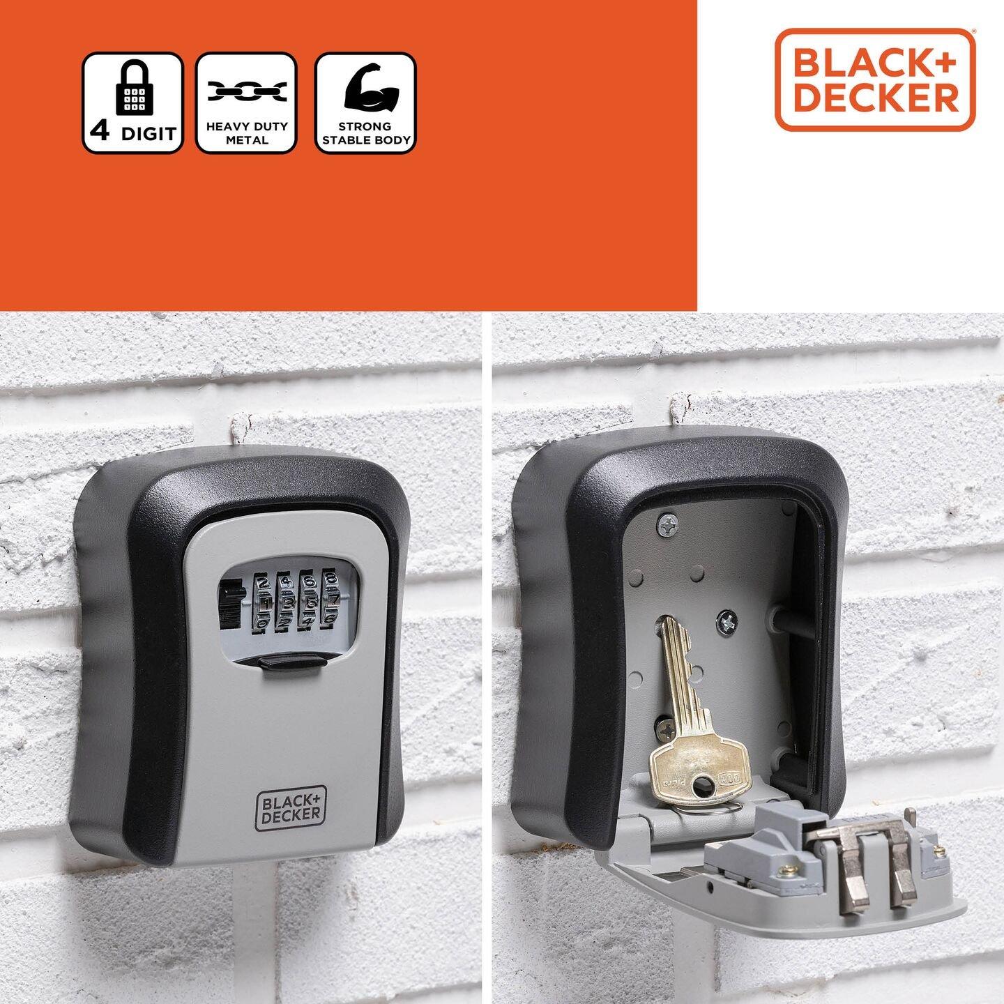 Multi - Black and Decker - BLACK+DECKER Key Safe With Combination Lock - 2