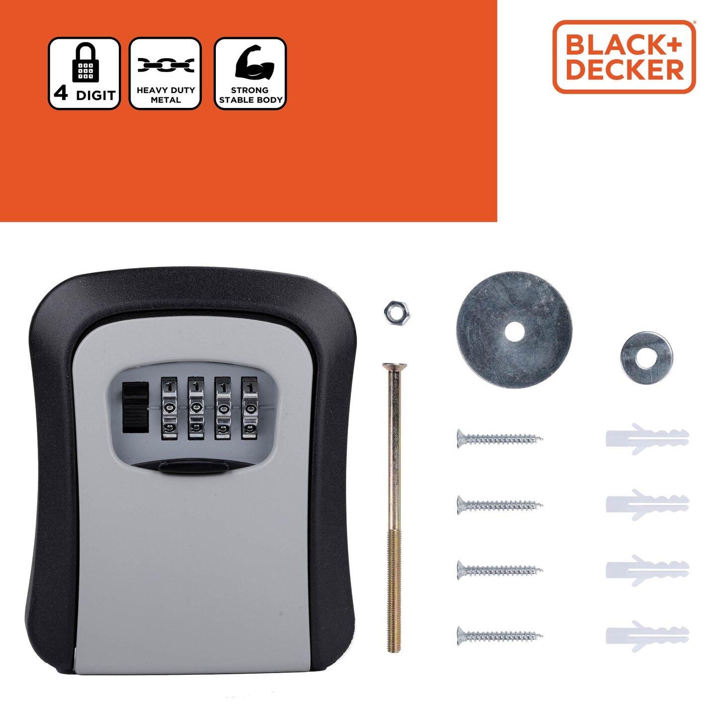 Multi - Black and Decker - BLACK+DECKER Key Safe With Combination Lock - 4