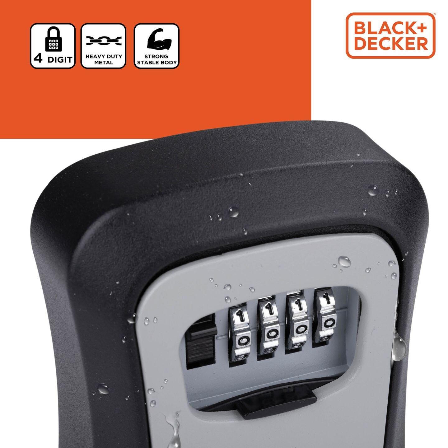 Multi - Black and Decker - BLACK+DECKER Key Safe With Combination Lock - 5