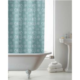 Country Club Shower Curtain with Rings - Seashells
