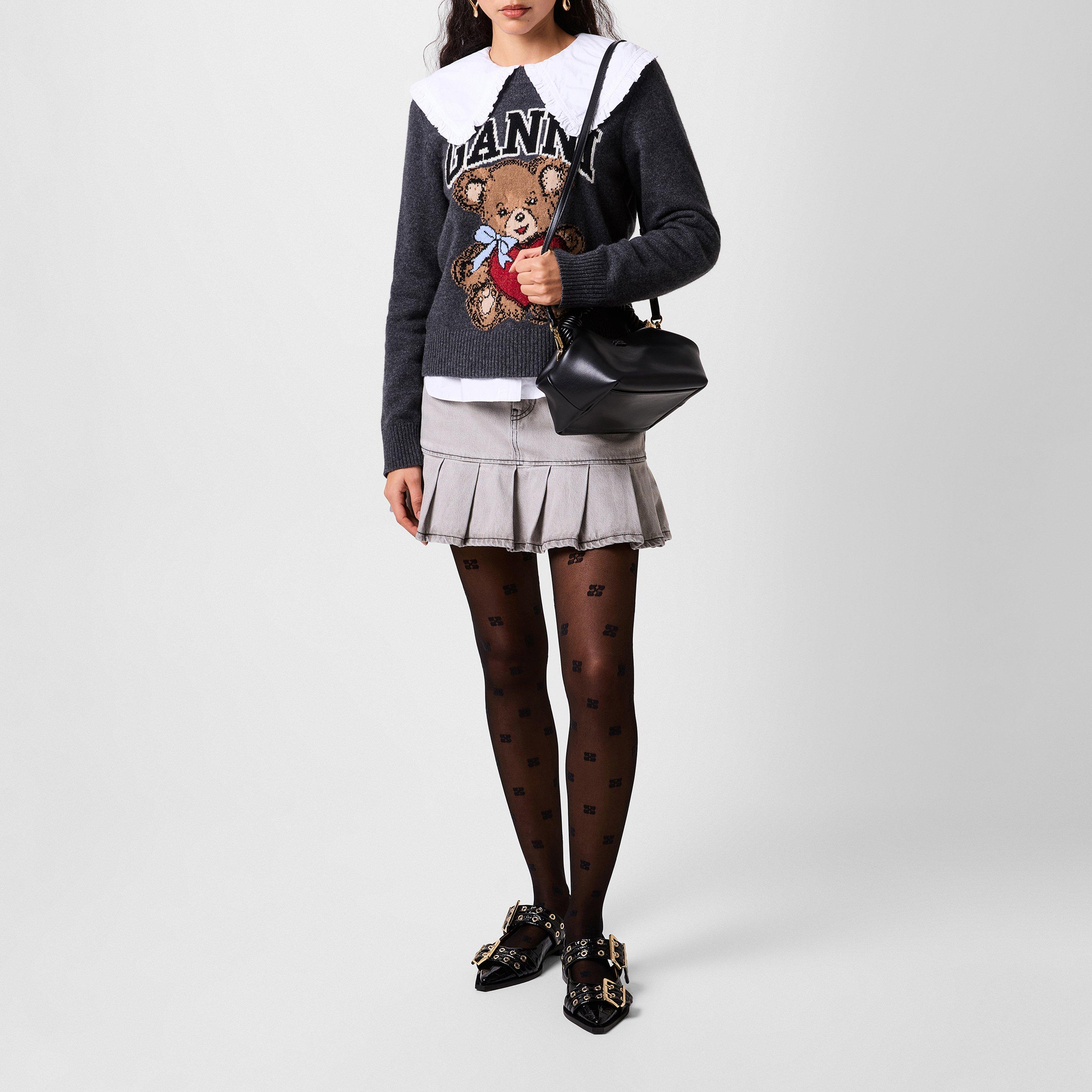 Black - Ganni - Women's Bou Small Crossbody Bag - 5