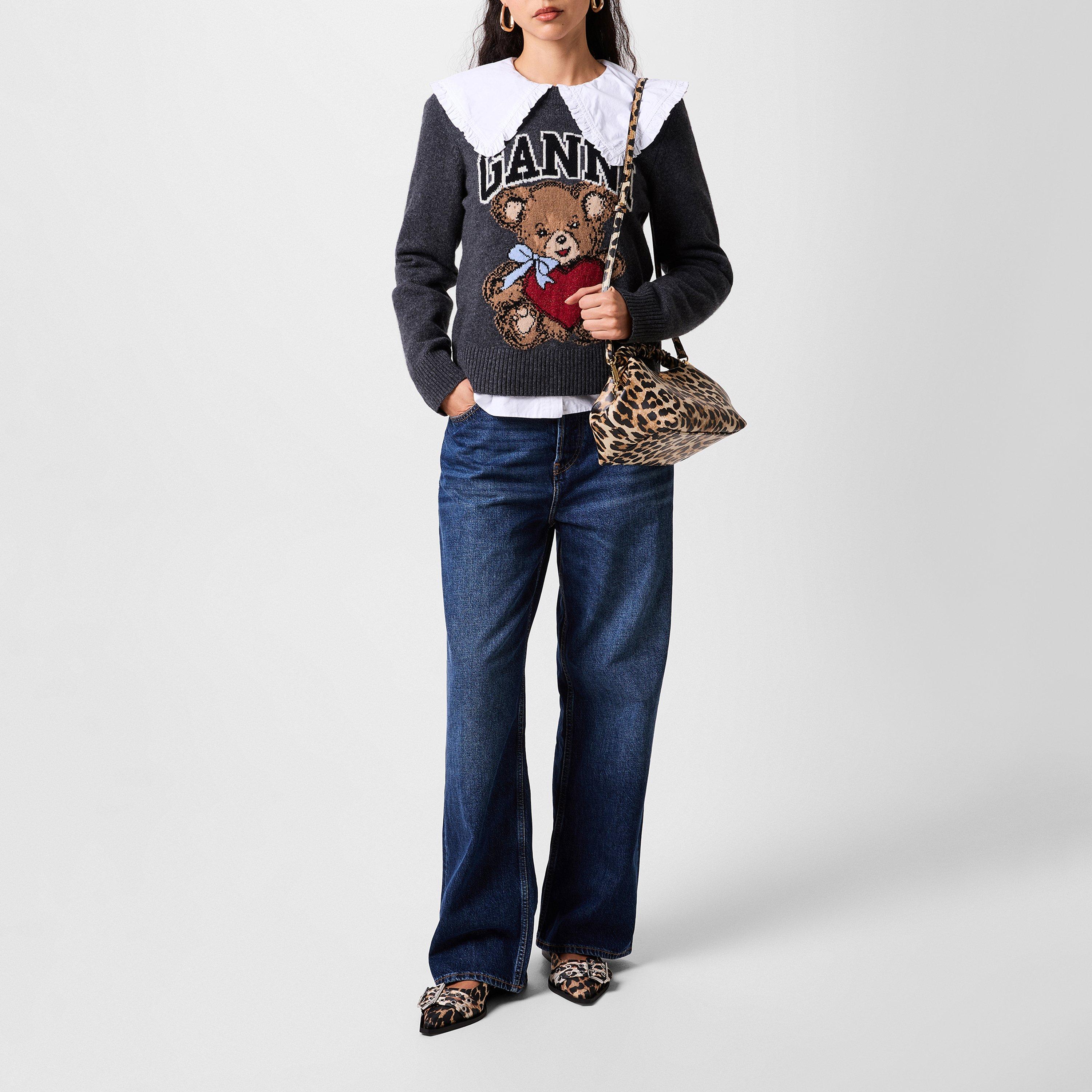 Leopard - Ganni - Women's Bou Small Crossbody Bag - 5