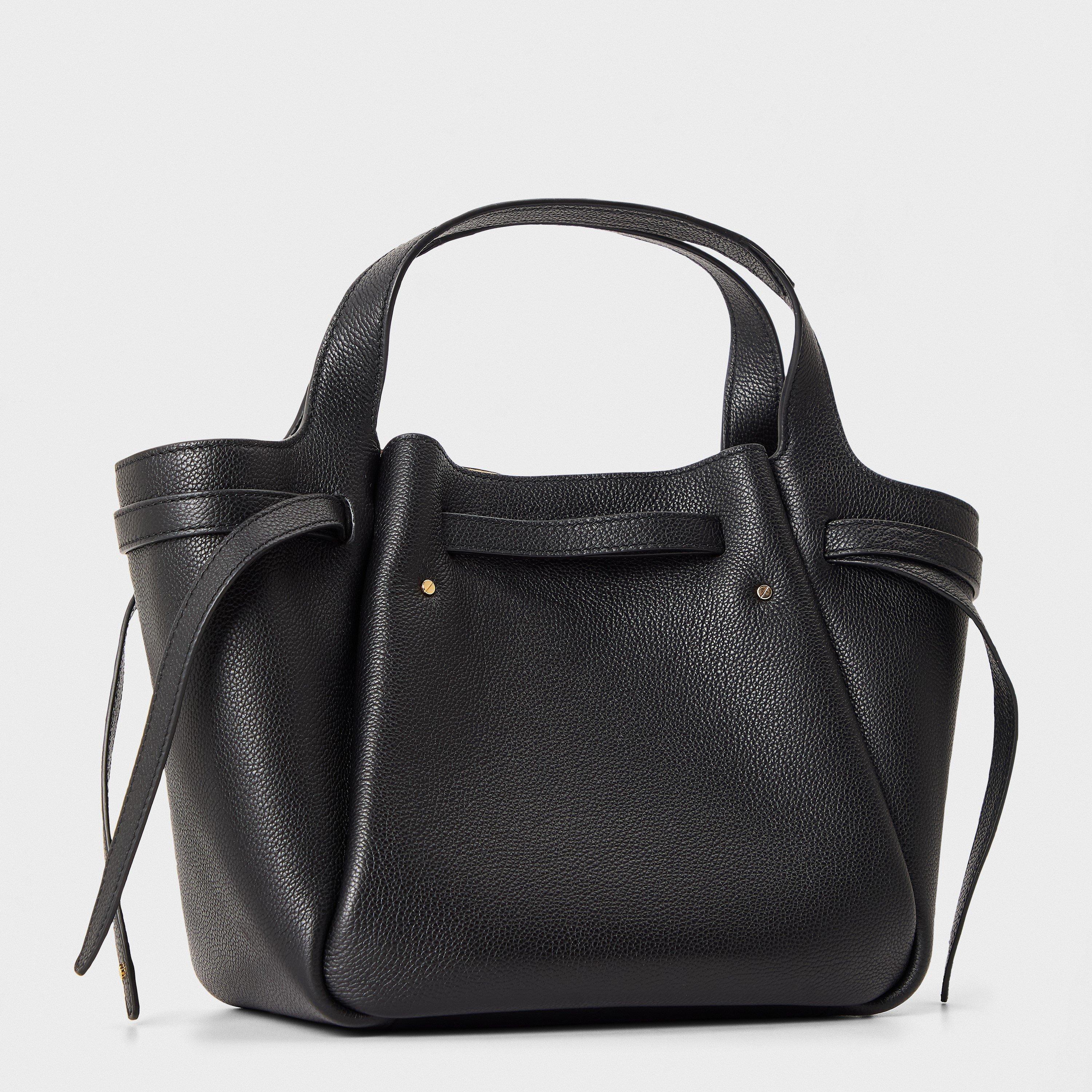 Black - Tory Burch - Women's Pebbled Tote Bag - 2