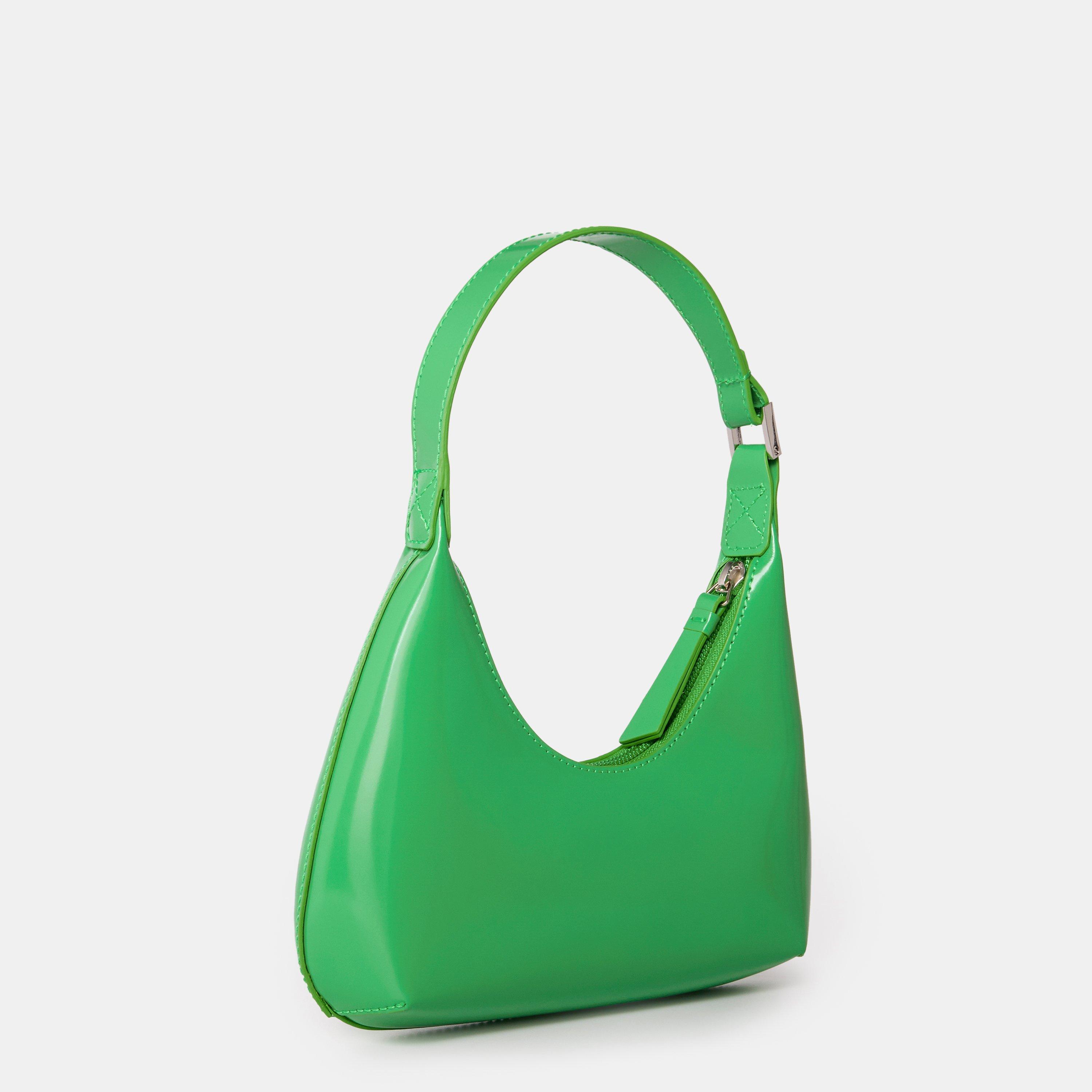 Green - By Far - Women's Leather Shoulder Bag - 2