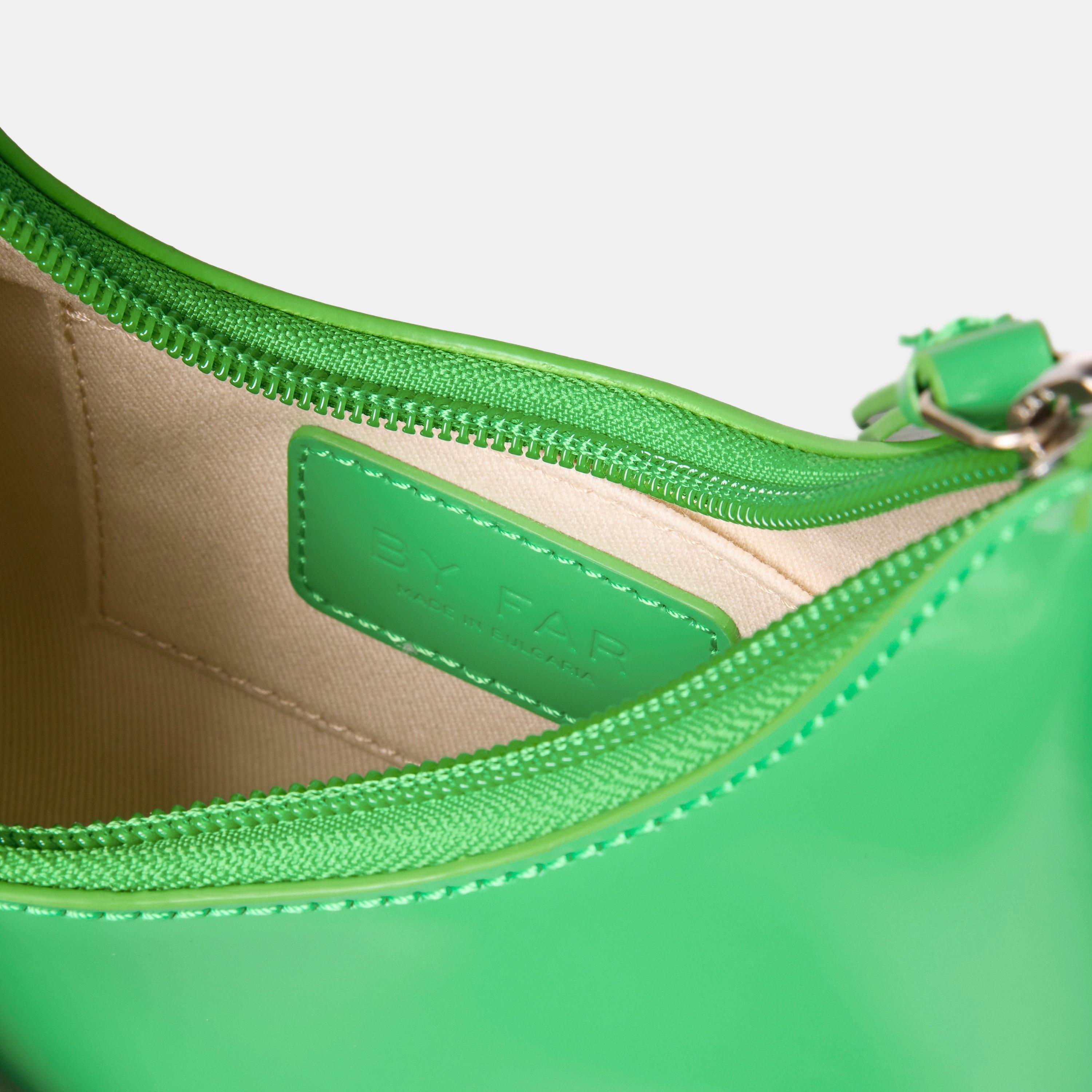 Green - By Far - Women's Leather Shoulder Bag - 5