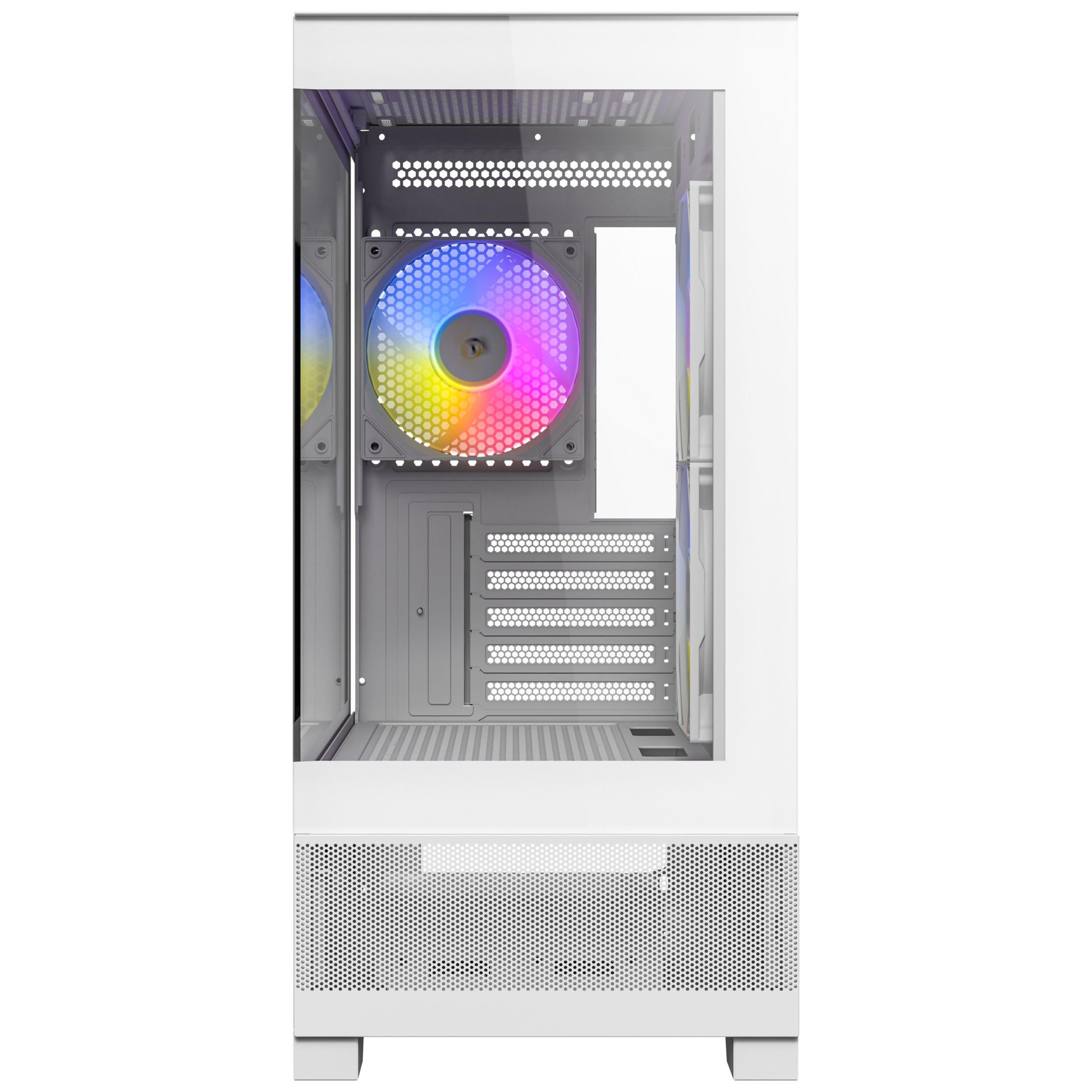 White - Antec - CX500m ARGB Mini Tower White - 2