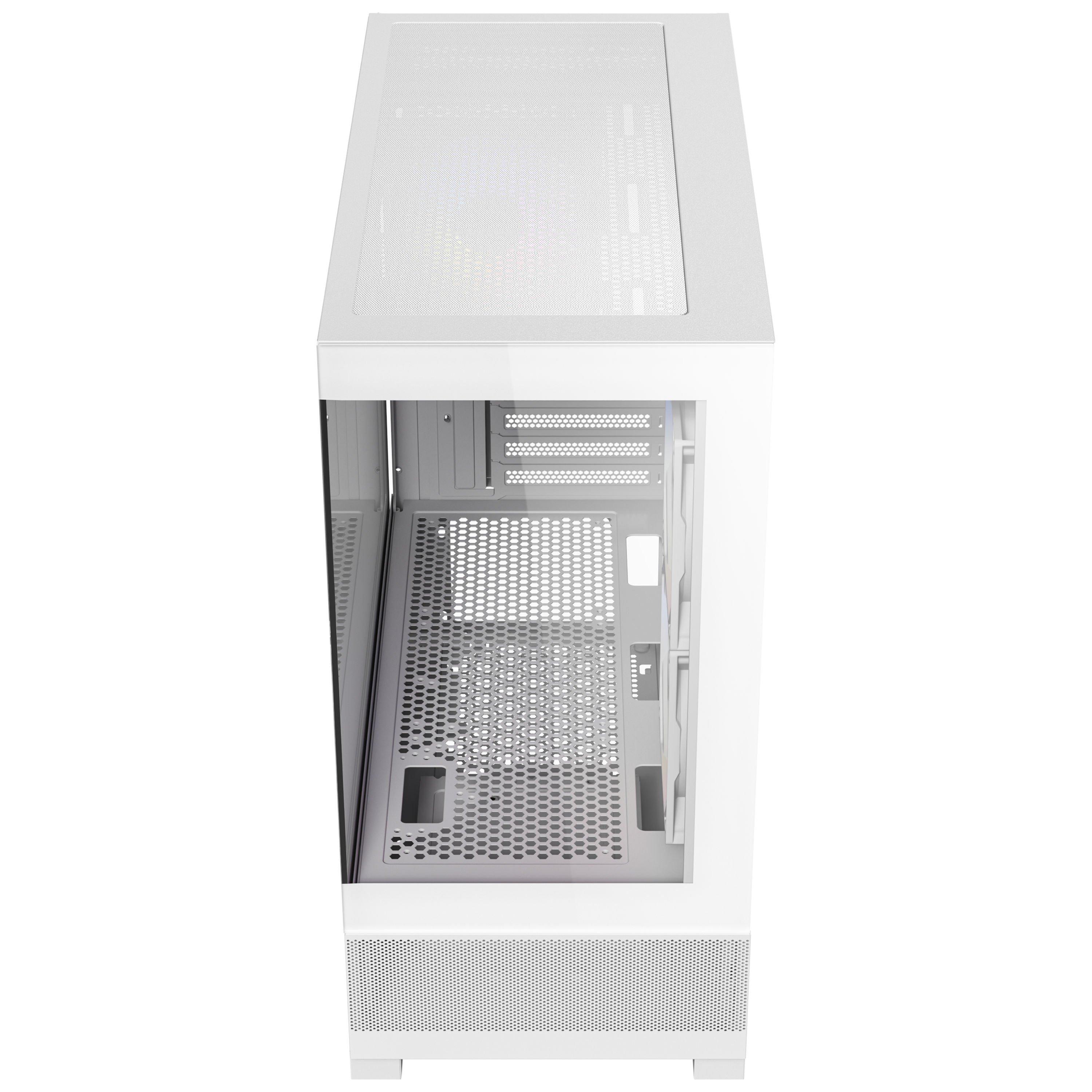 White - Antec - CX500m ARGB Mini Tower White - 8