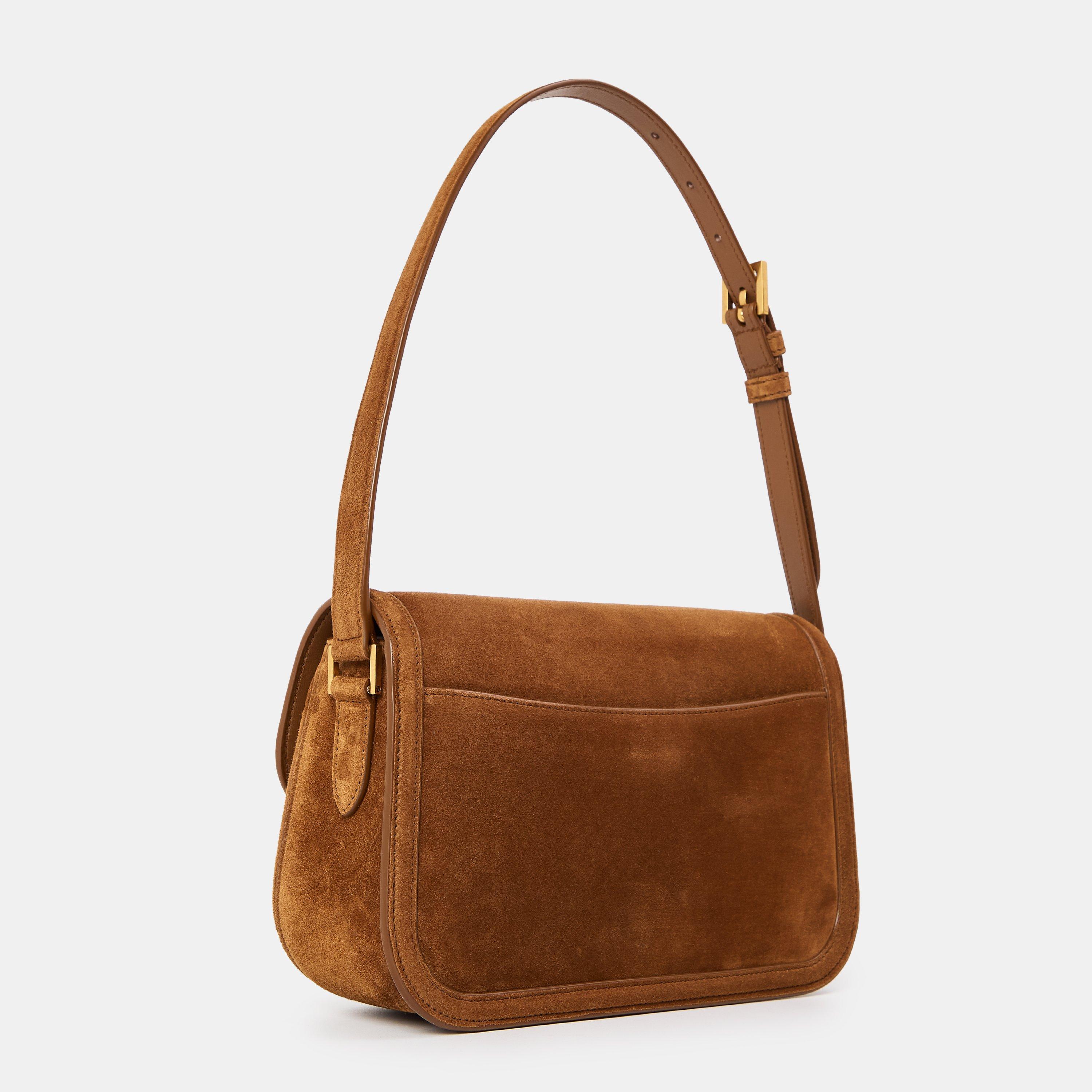 Orange Caramel - Saint Laurent - Womens Solferino Shoulder Bag - 2