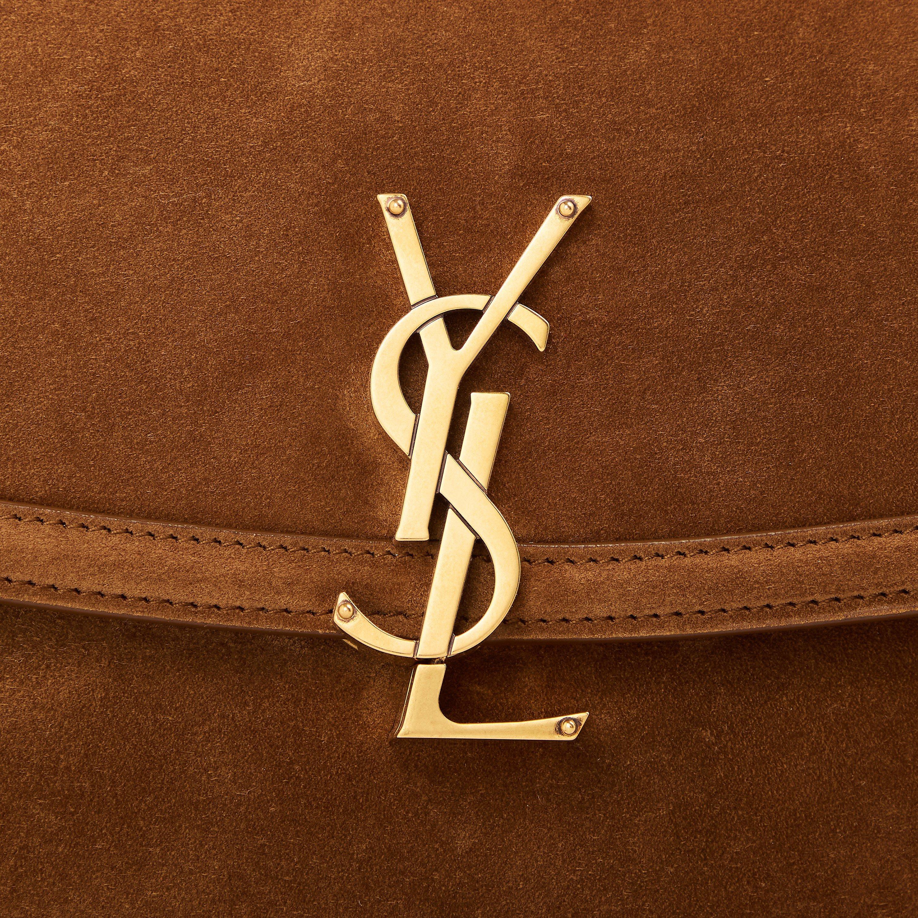 Orange Caramel - Saint Laurent - Womens Solferino Shoulder Bag - 4