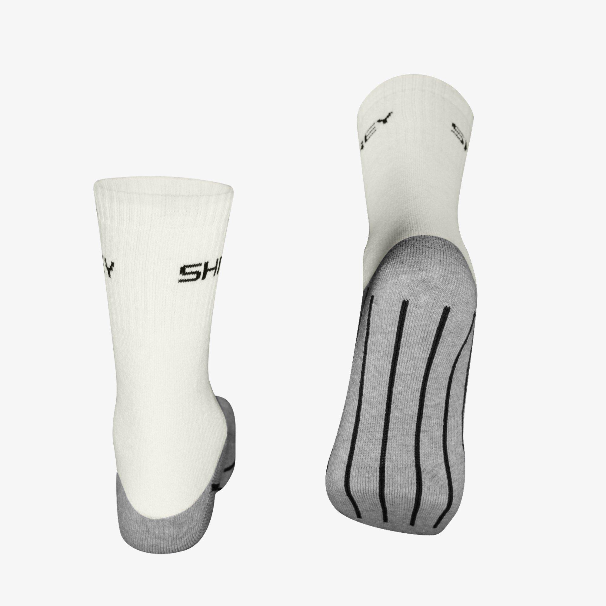 Cinzento/Branco - Shrey - Performance Socks Sn00 - 3