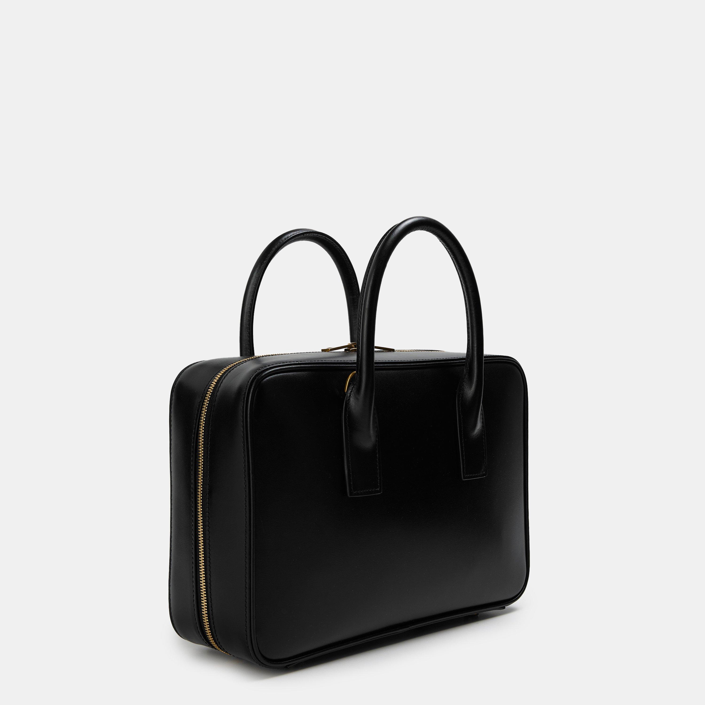 Noir - Saint Laurent - Women's SDJ Sm Bauleto Top Handle Bag - 2