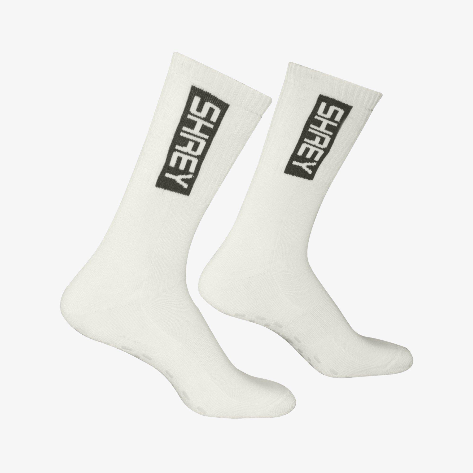 White - Shrey - Master Grip Plus Socks Sn00 - 1