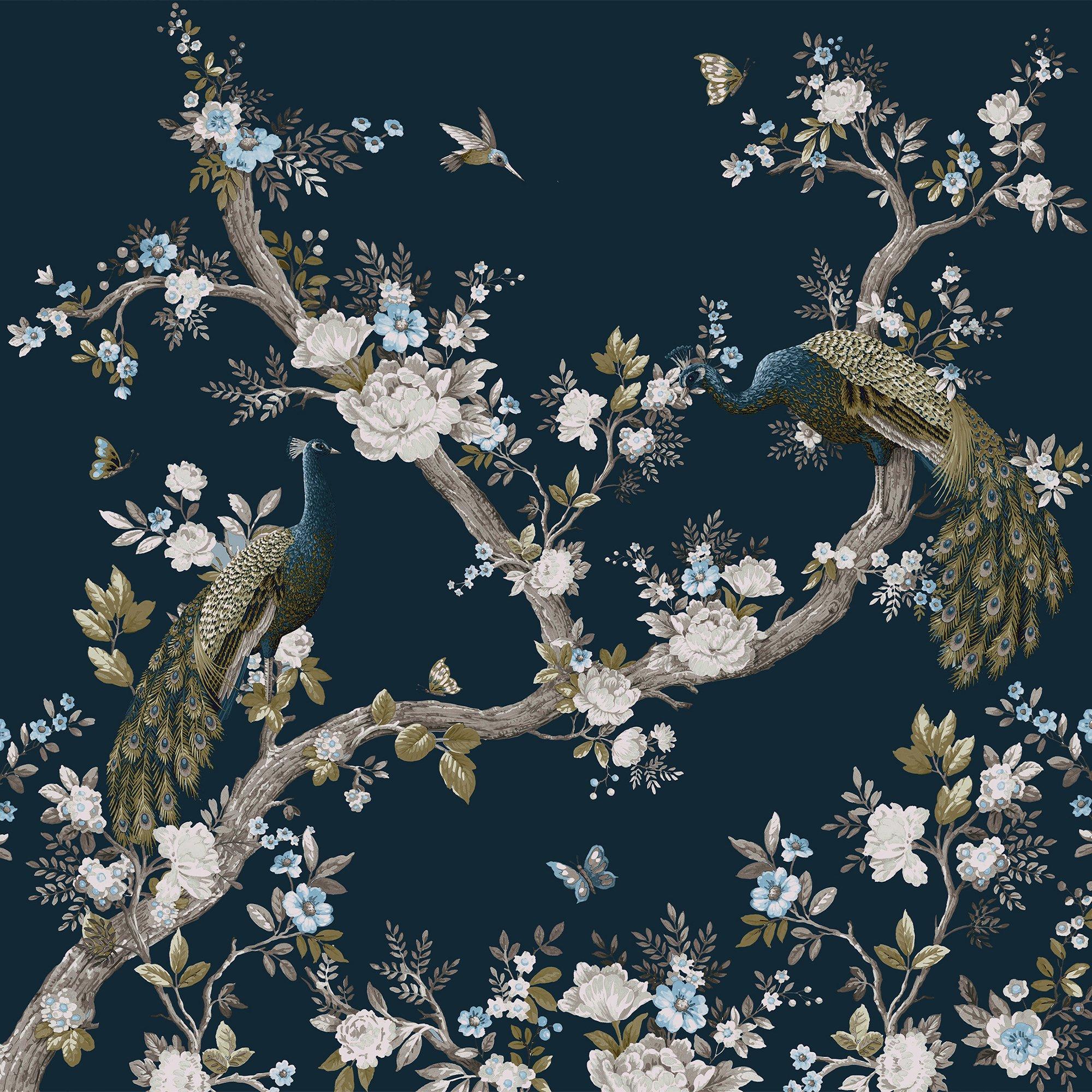 Midnight Blue - Laura Ashley - Belvedere White Midnight Fixed Size M - 2