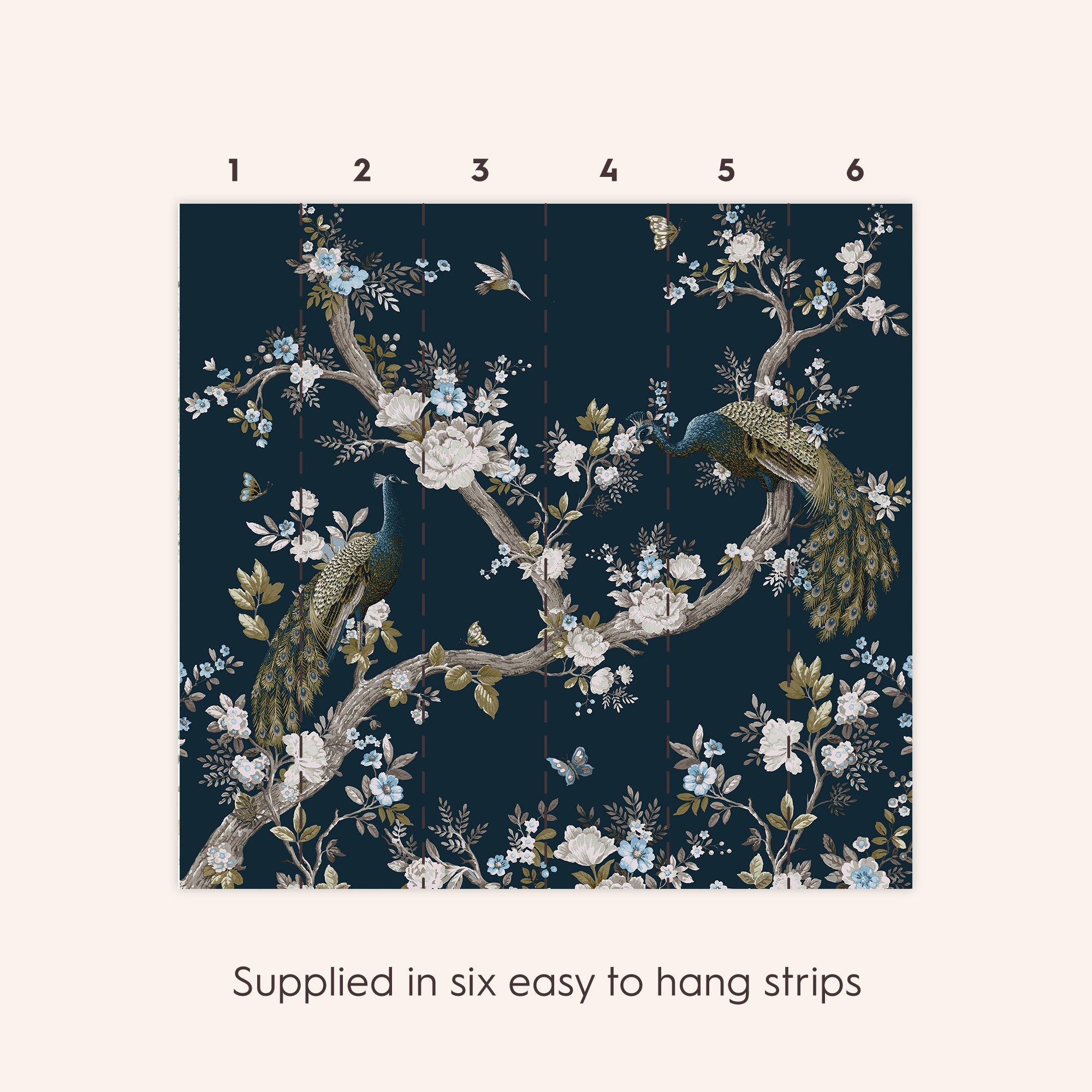 Midnight Blue - Laura Ashley - Belvedere White Midnight Fixed Size M - 5