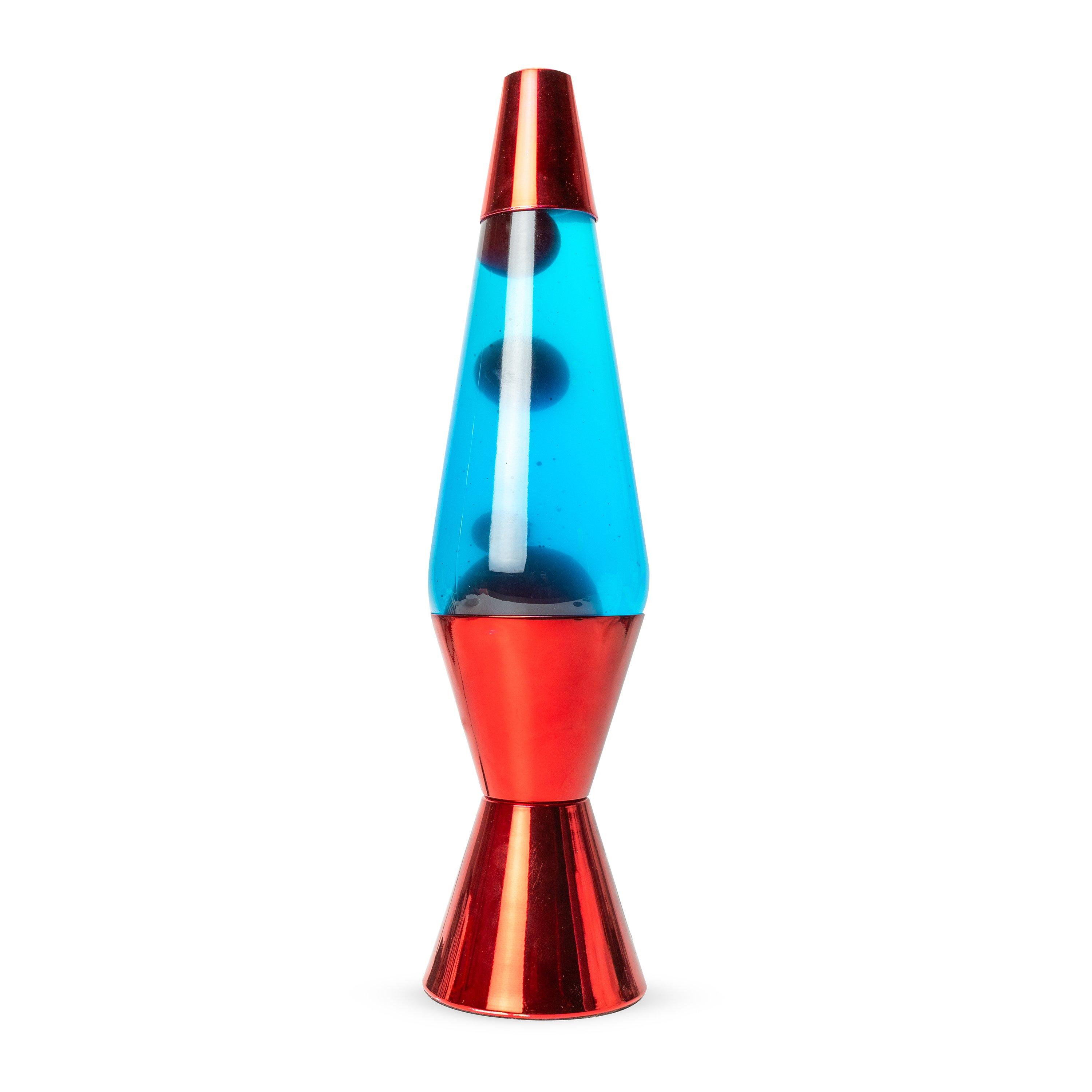 Red/Blue - Red5 - Blue Molten Red Base Lava Lamp - 2