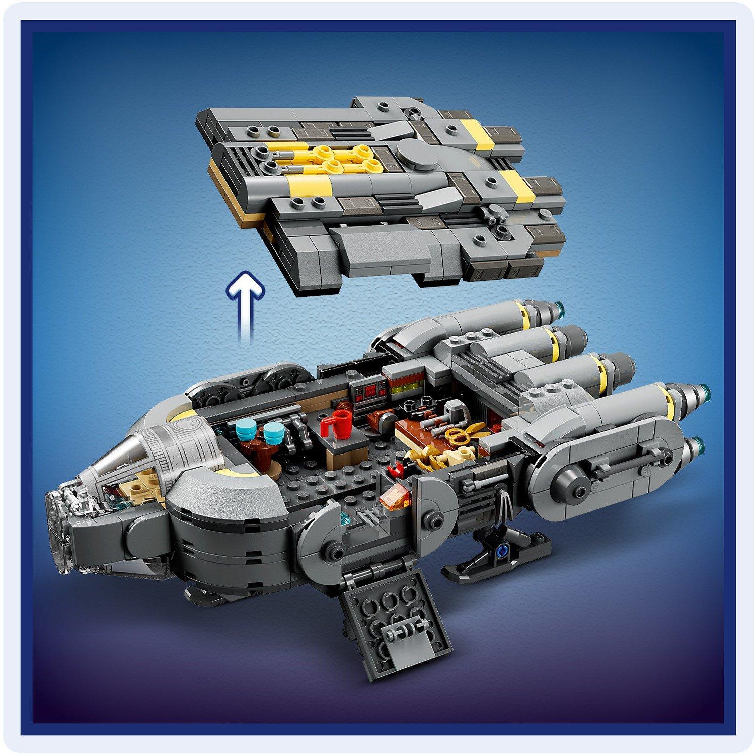 Mandalorian - LEGO - Star Wars Anzellan Starship Building Toy Set 75445 - 11