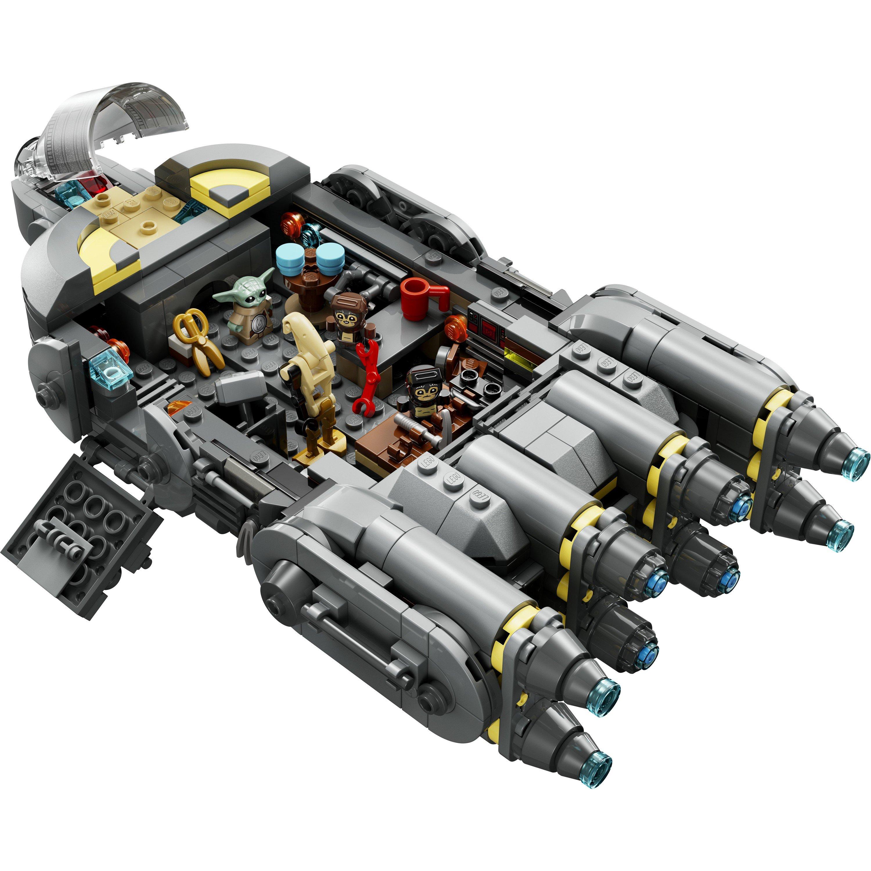 Mandalorian - LEGO - Star Wars Anzellan Starship Building Toy Set 75445 - 13