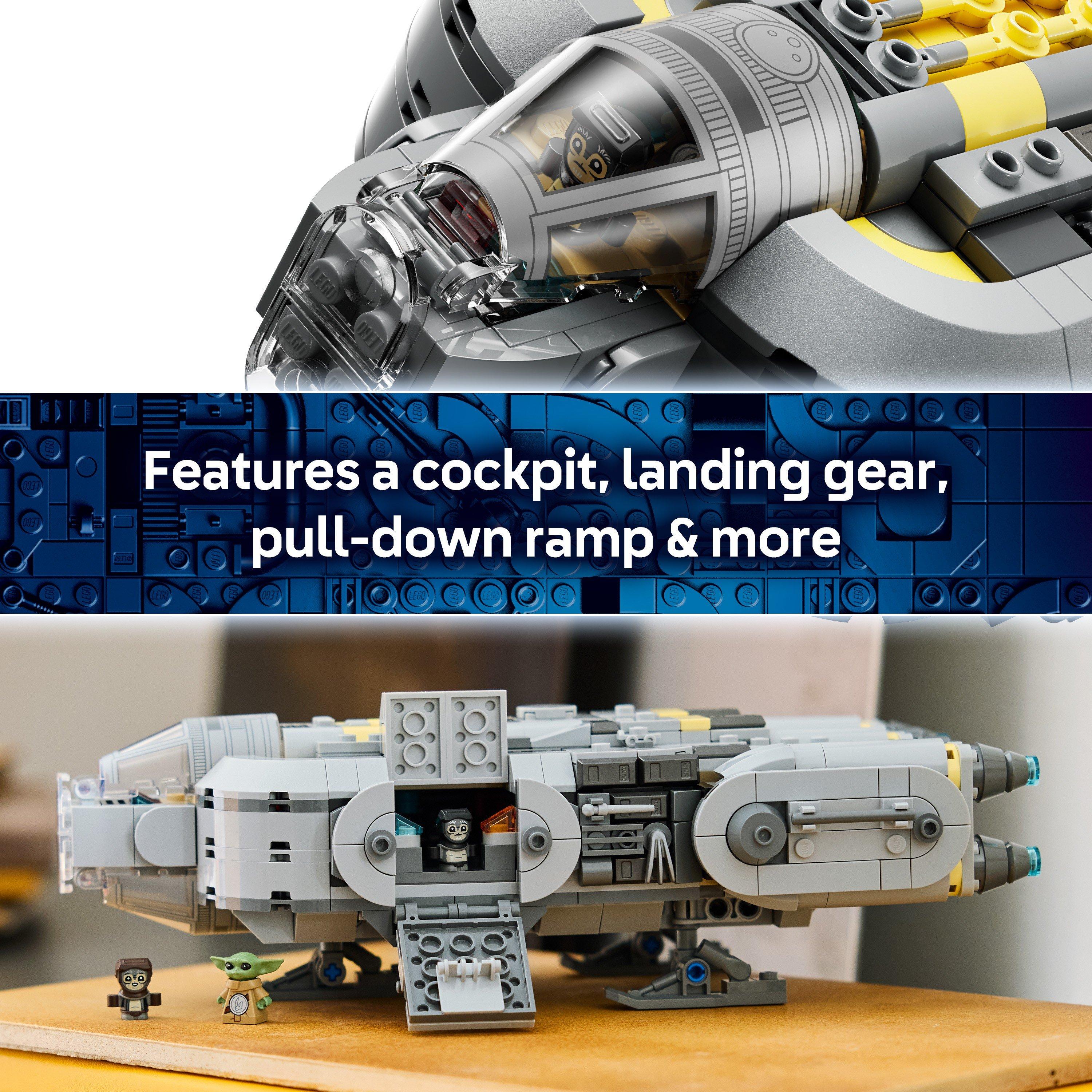 Mandalorian - LEGO - Star Wars Anzellan Starship Building Toy Set 75445 - 6