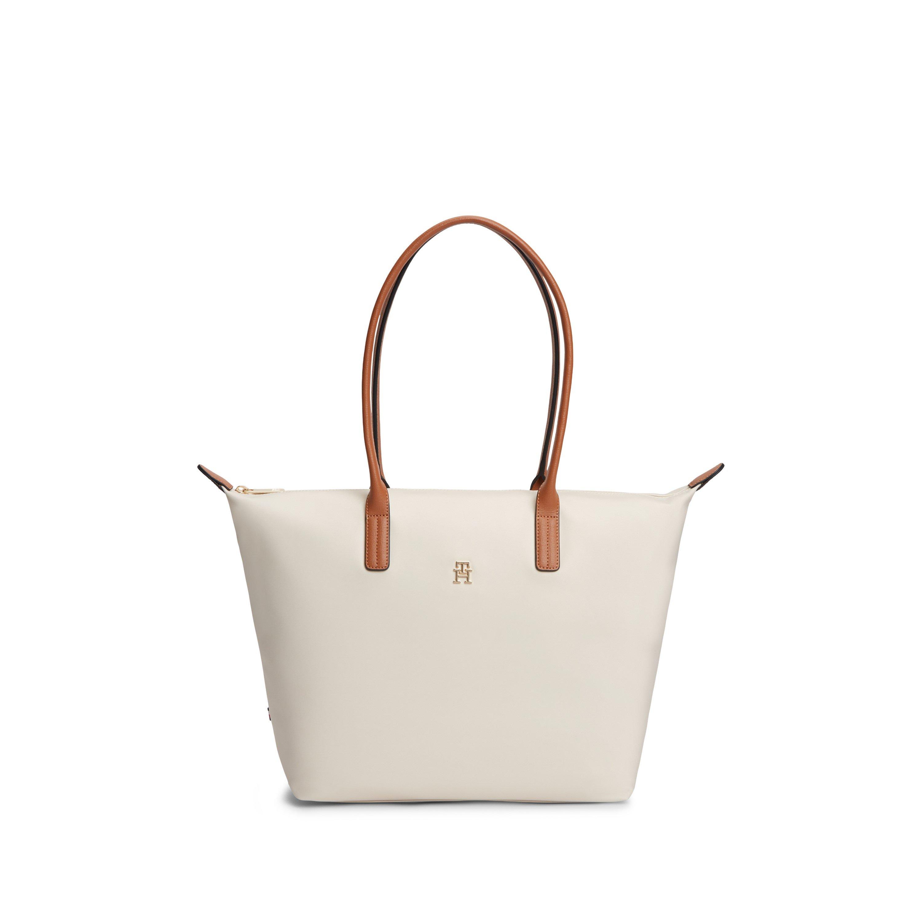 Tommy Hilfiger Women's Popette Tote Bags - Soft Cream