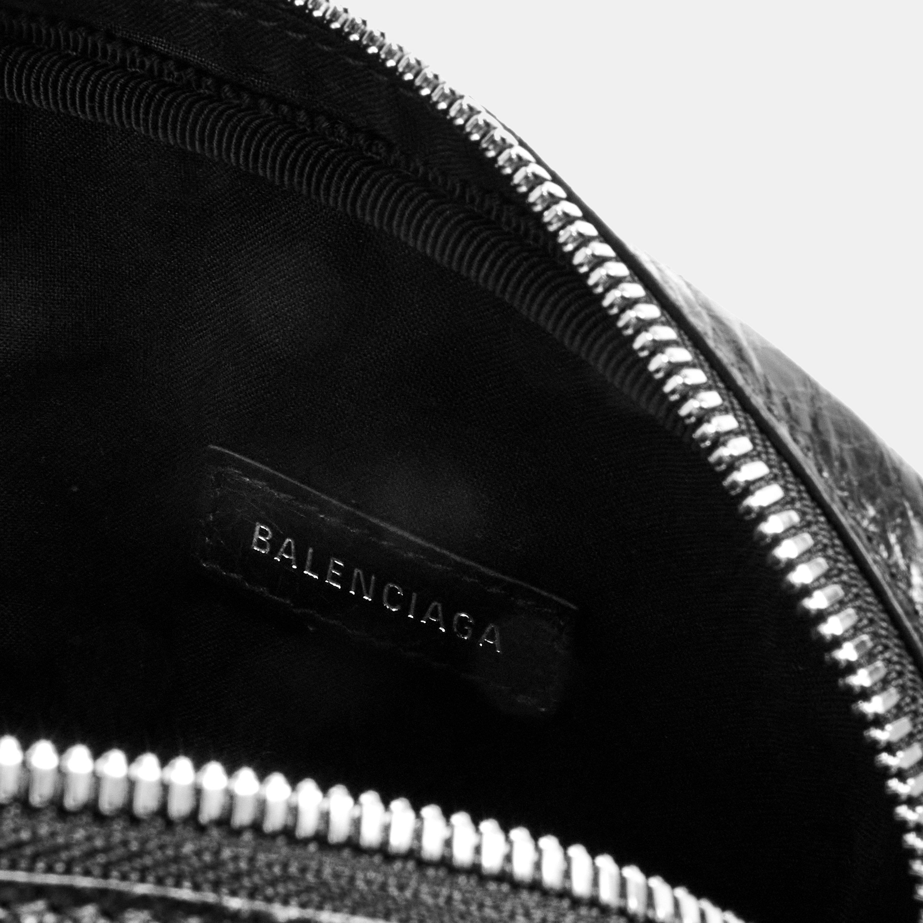 Black - Balenciaga - Men's Le Cagole Cross Body Bags - 5