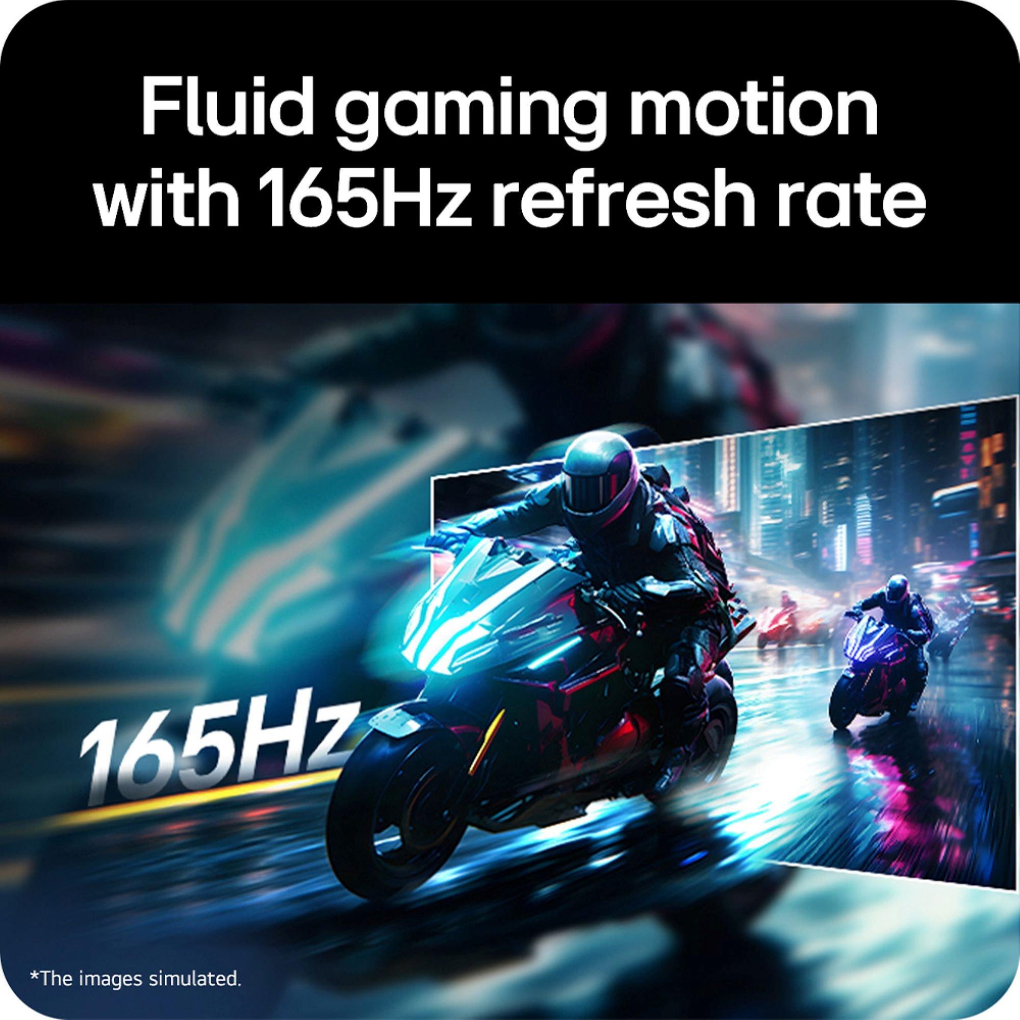 Black - LG - LG 32GX850A-B 32 Inch UltraGear 4K UHD OLED GX8 Gaming Monitor - 16