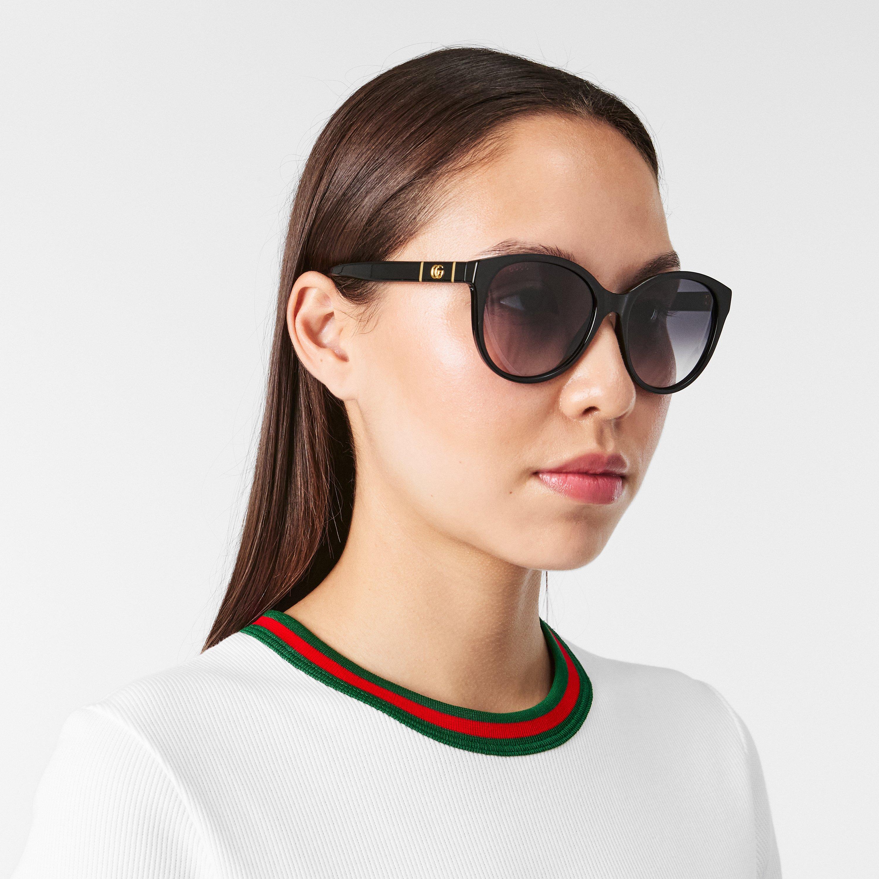 Black - Gucci - Logo Sunglasses - 2