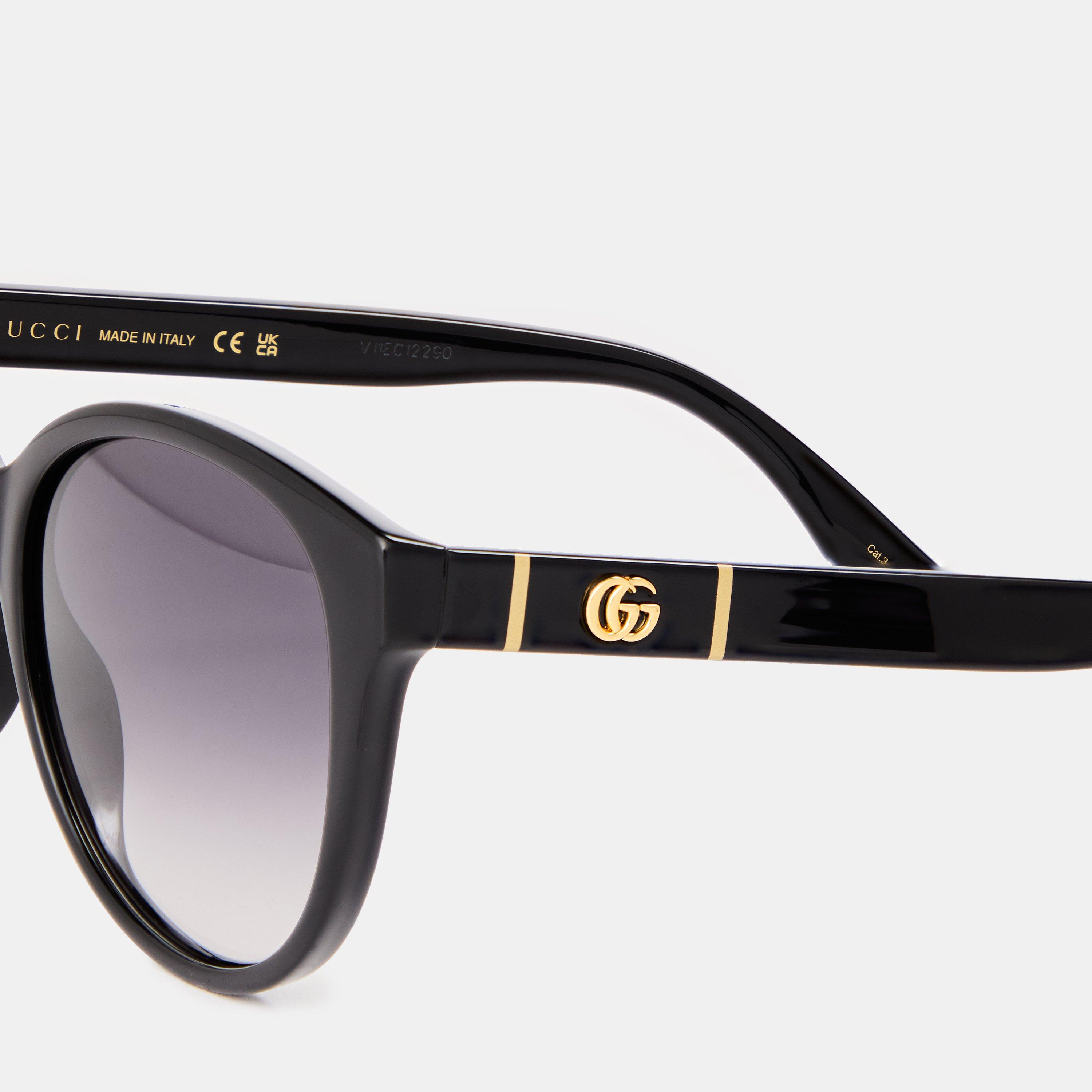 Black - Gucci - Logo Sunglasses - 3