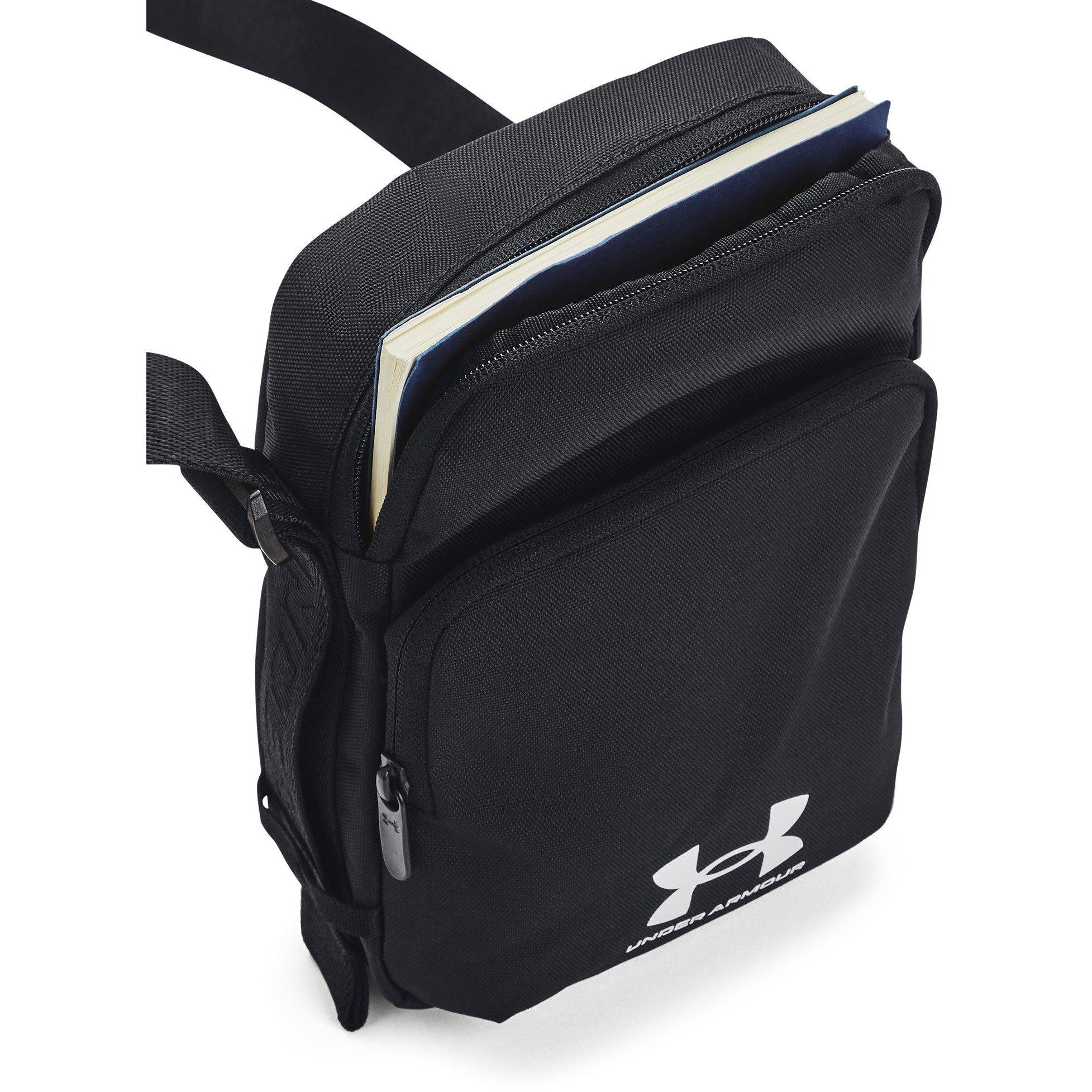 Black/White - Under Armour - Adults Loudon Lite 10 Cross Body Bag - 5