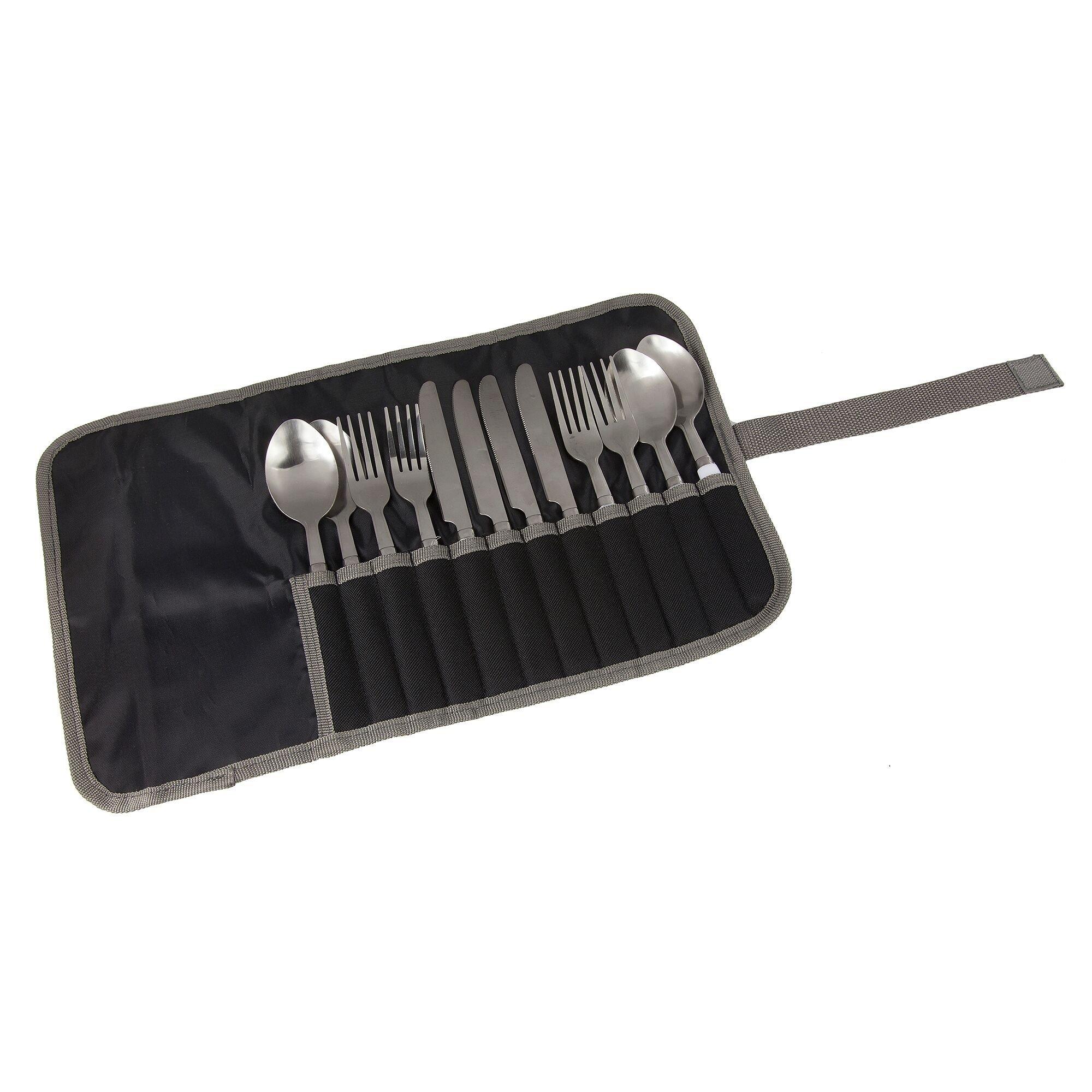Black/Sealgr - Regatta - 4 Person Cutlery Set - 1