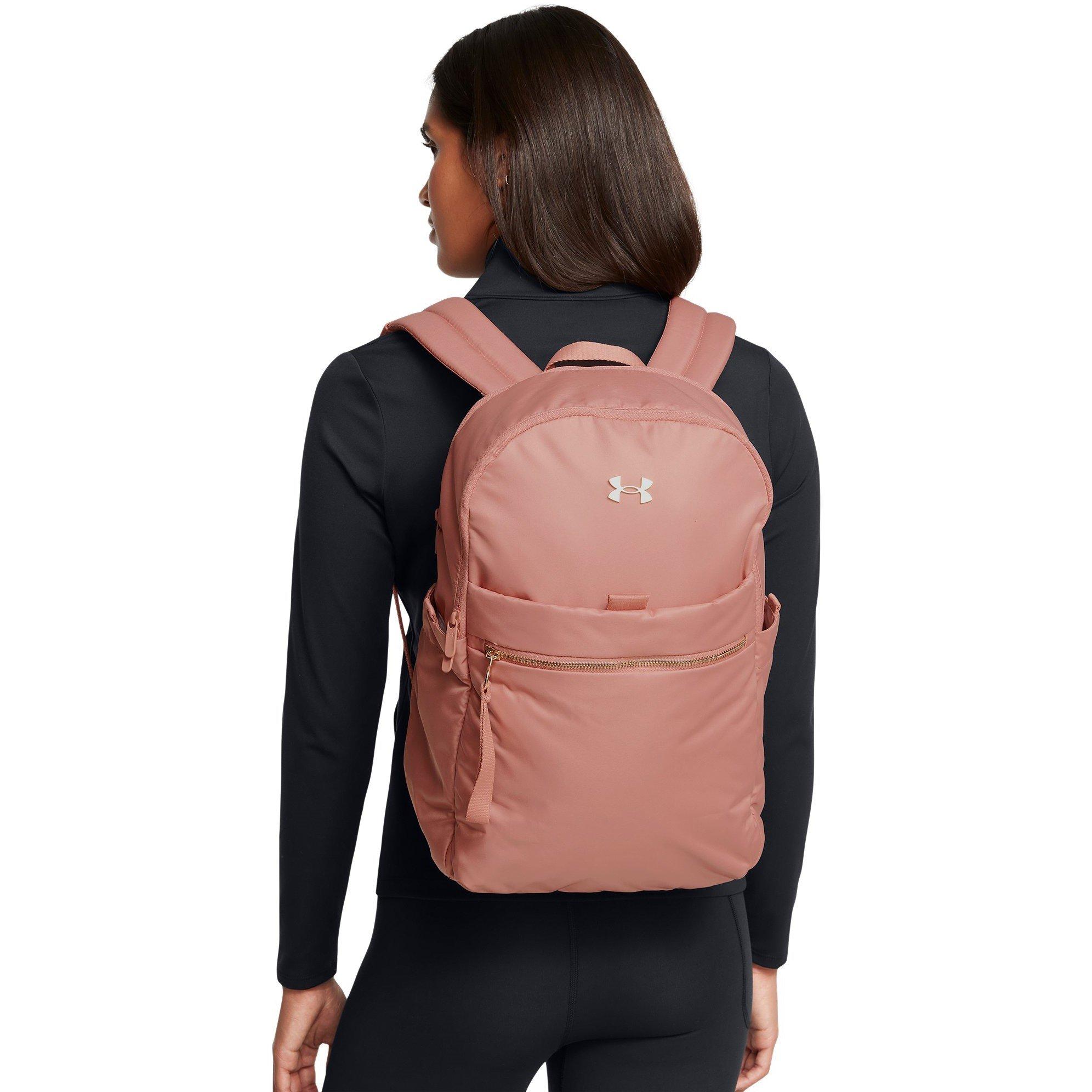 Pink/Met.Gold - Under Armour - Studio Campus Backpack - 2