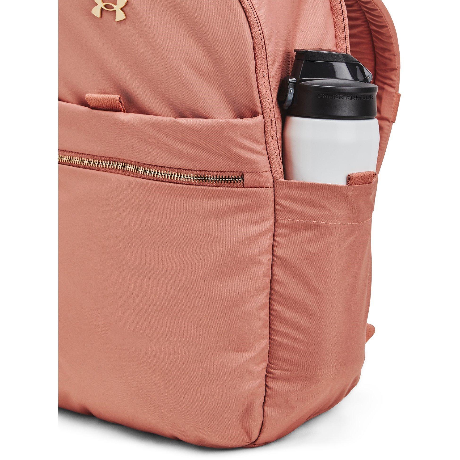 Pink/Met.Gold - Under Armour - Studio Campus Backpack - 8