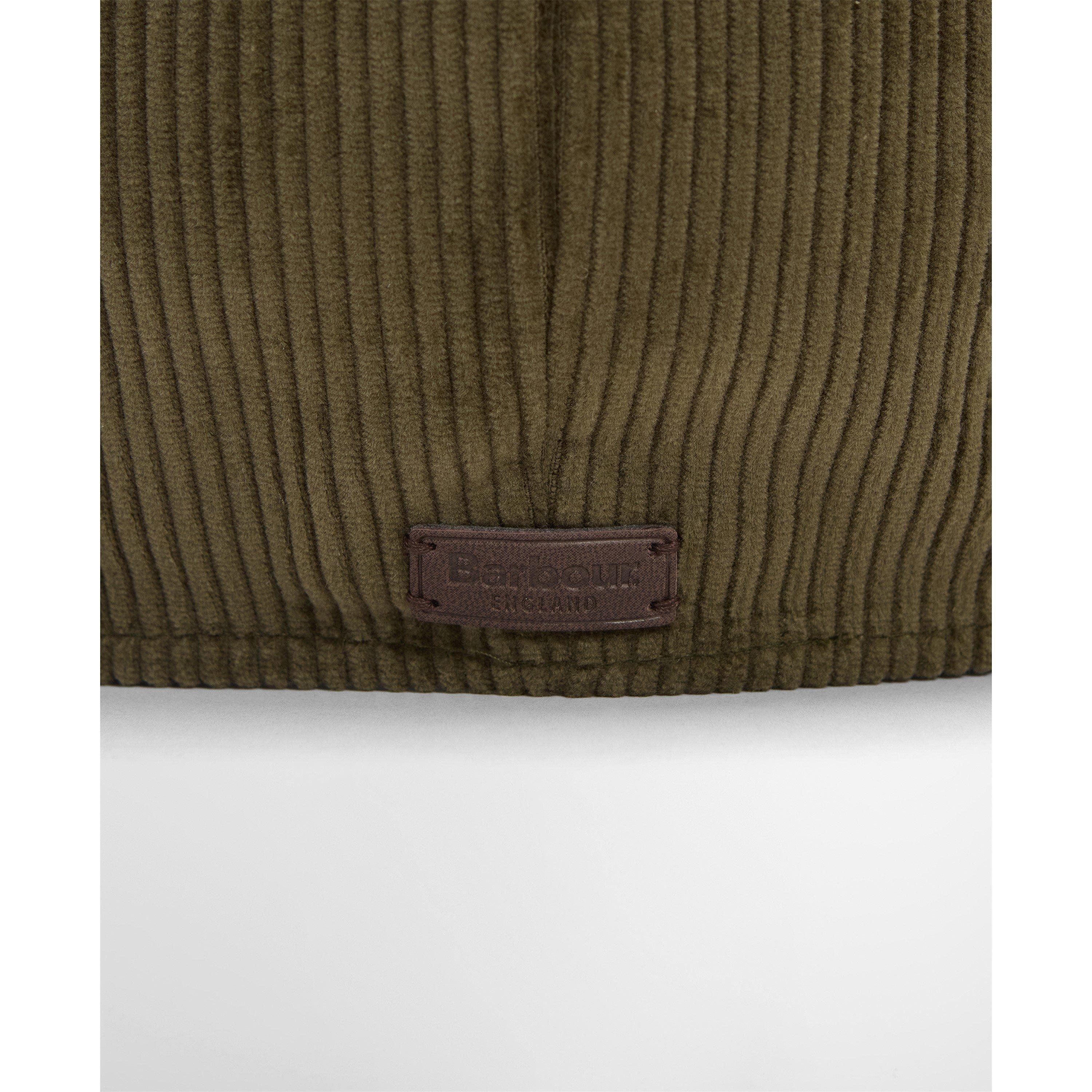 Olive - Barbour - Westdale Cord Bakerboy Hat - 8