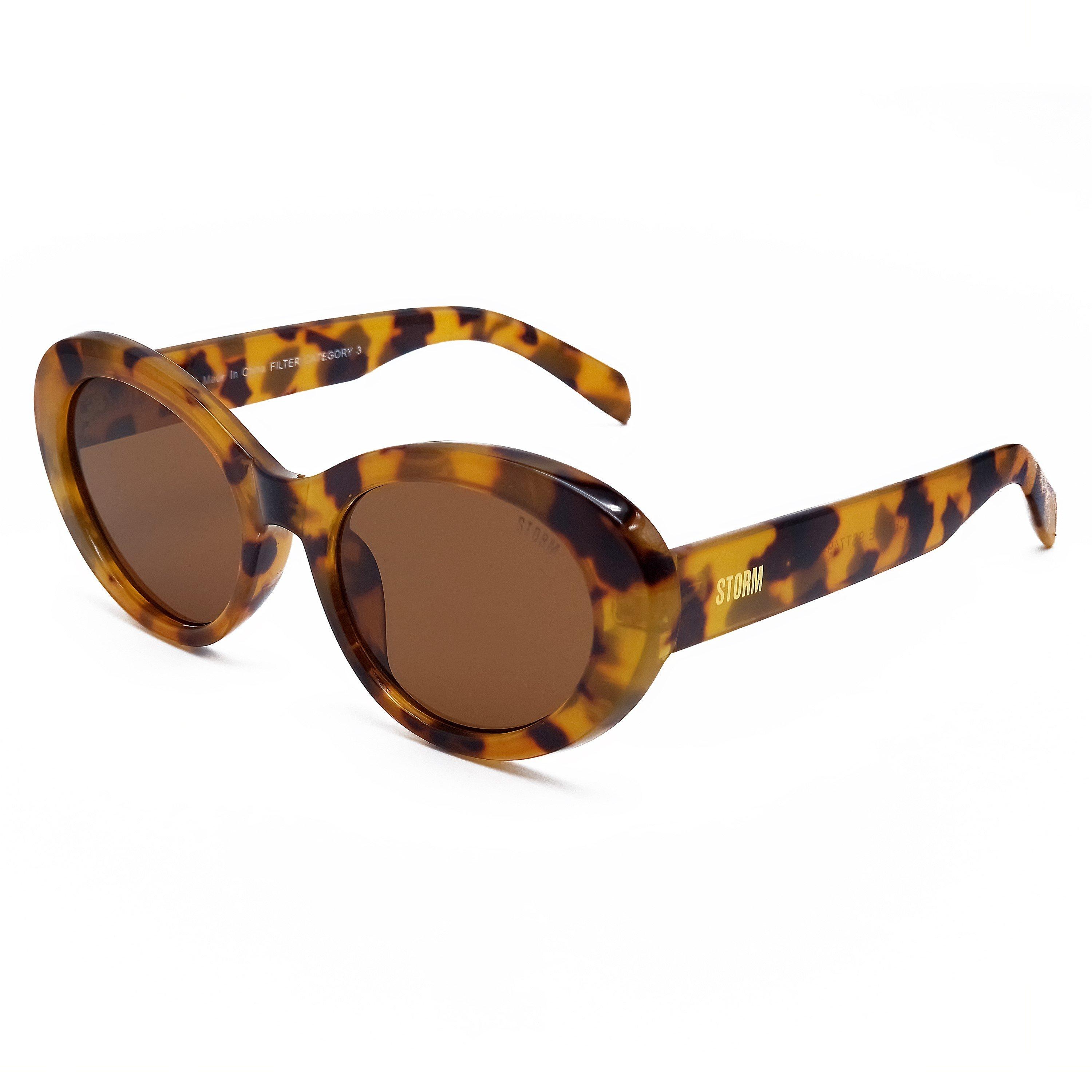 Tort - Storm - Women's Oval Sunglasses - 1