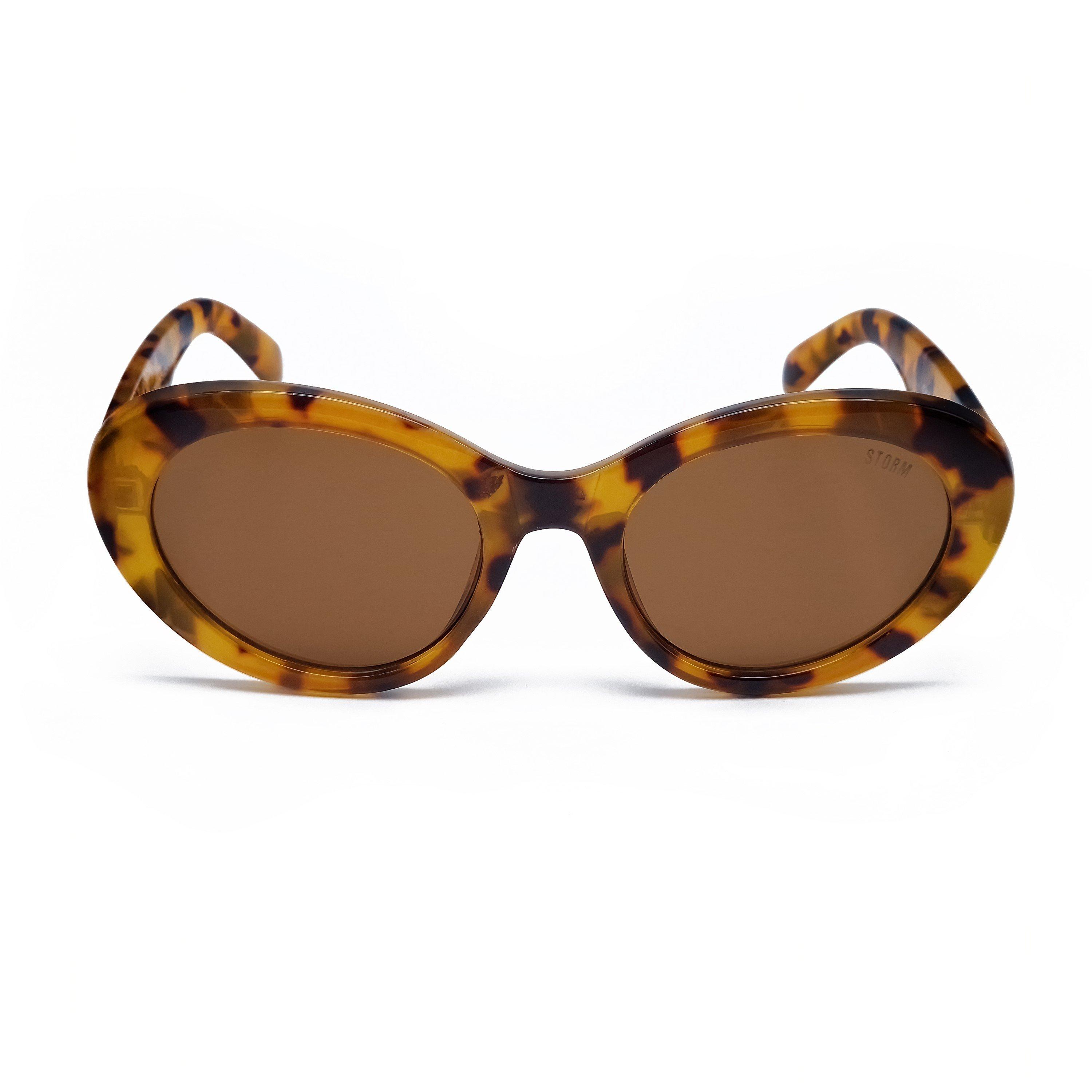 Tort - Storm - Women's Oval Sunglasses - 2