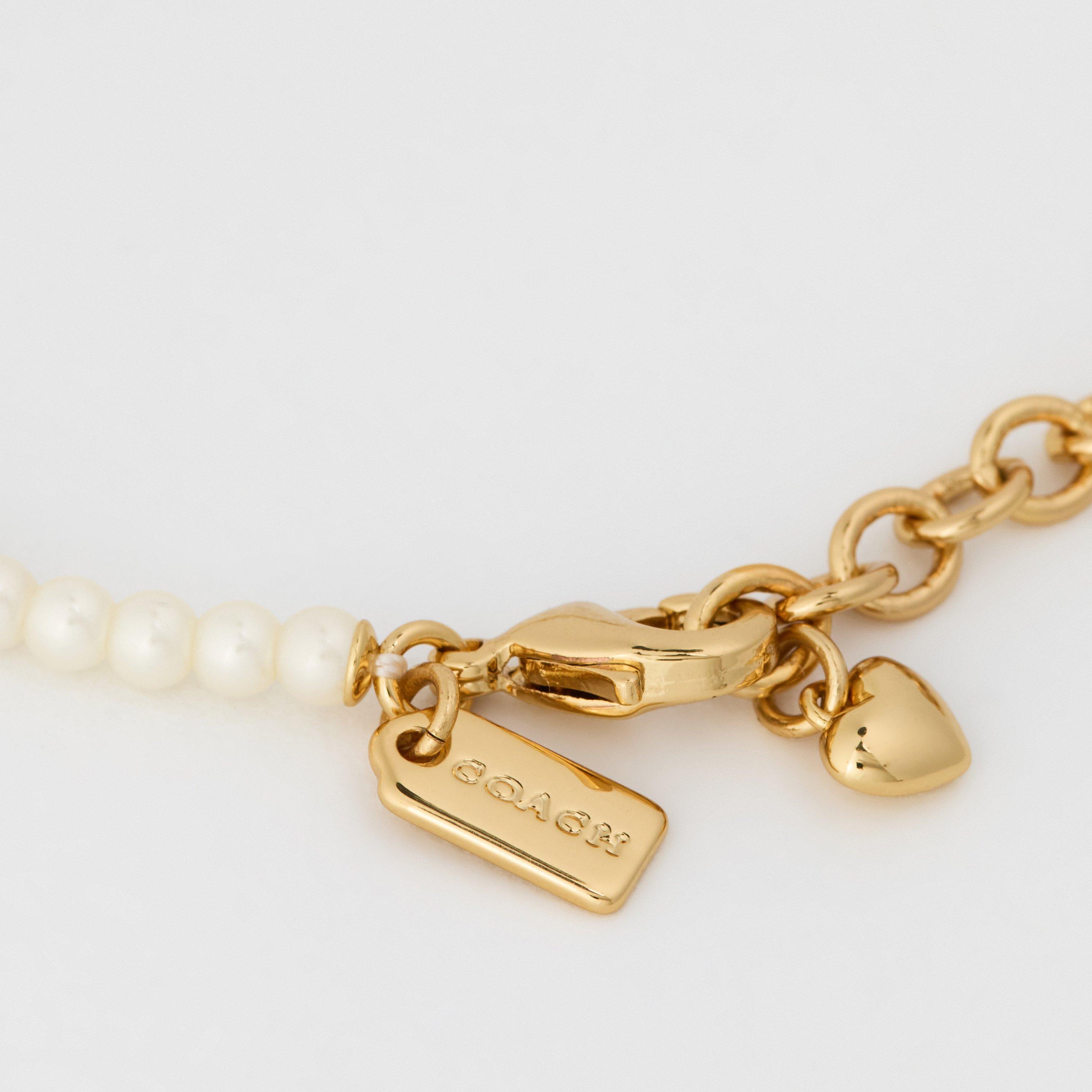 PEARL - Coach - COACH CAT PEARL BEAD BRACELET - 2