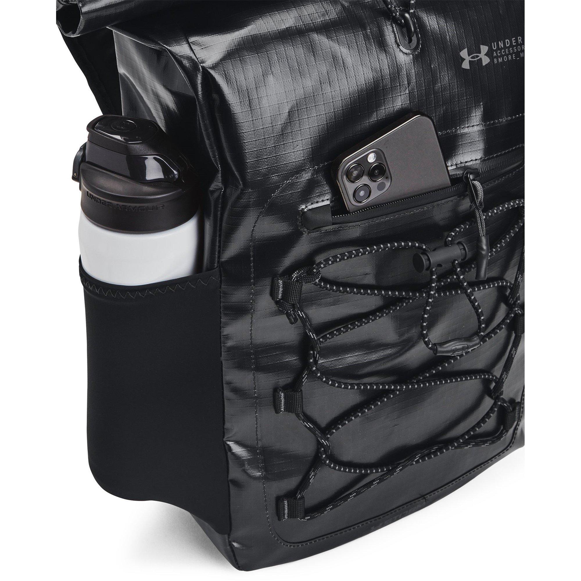 Black/Jet Grey - Under Armour - Adults Summit Small Backpack - 5