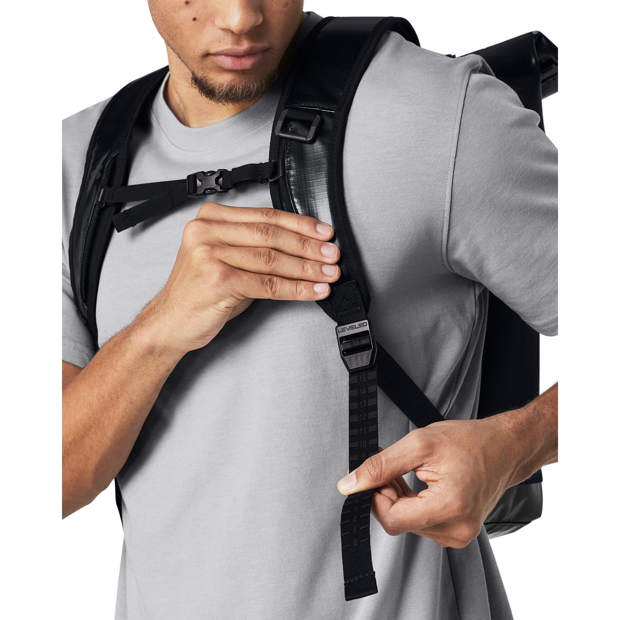 Black/Jet Grey - Under Armour - Adults Summit Small Backpack - 6